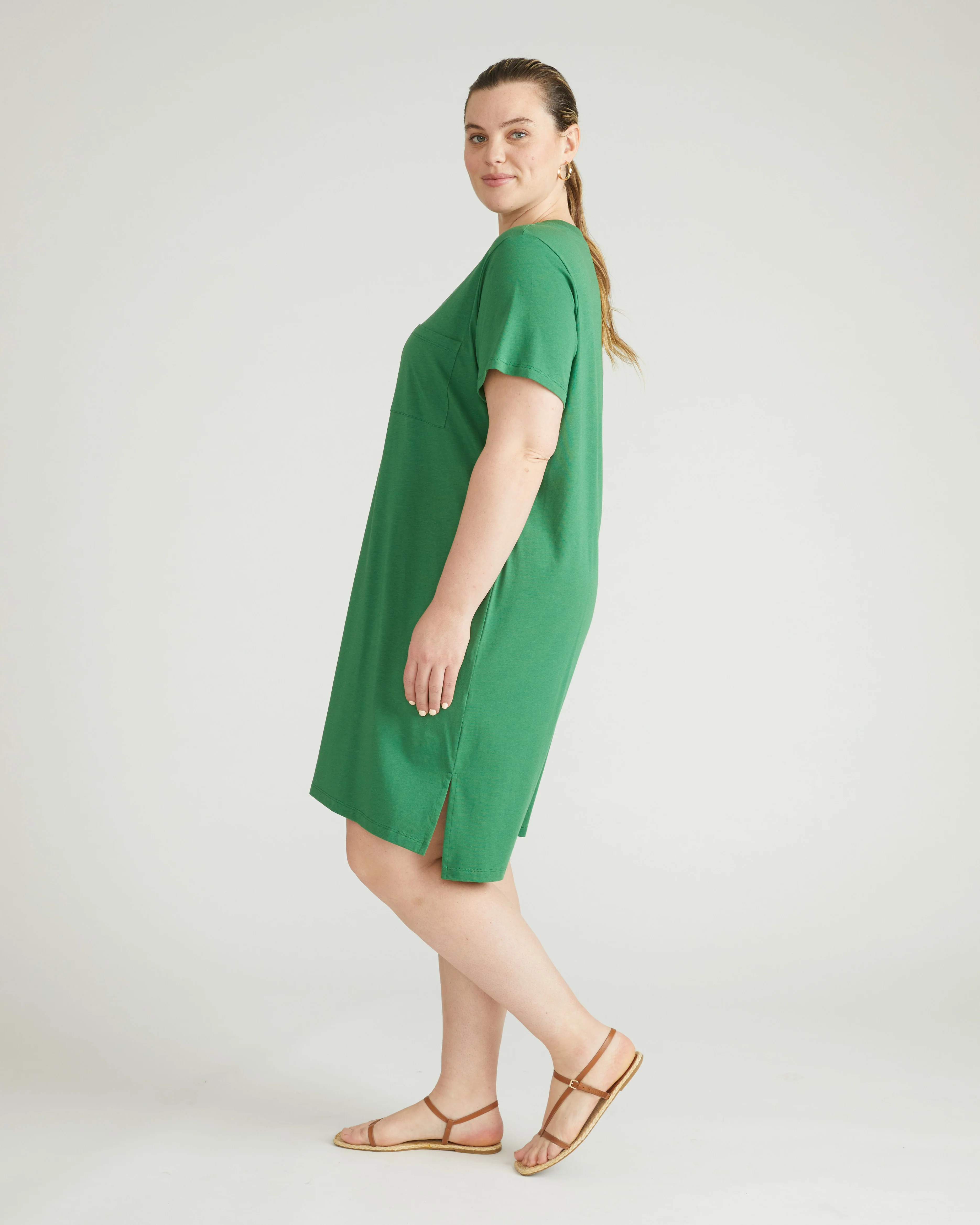 Garcon Tee Dress - Clover - Image 3