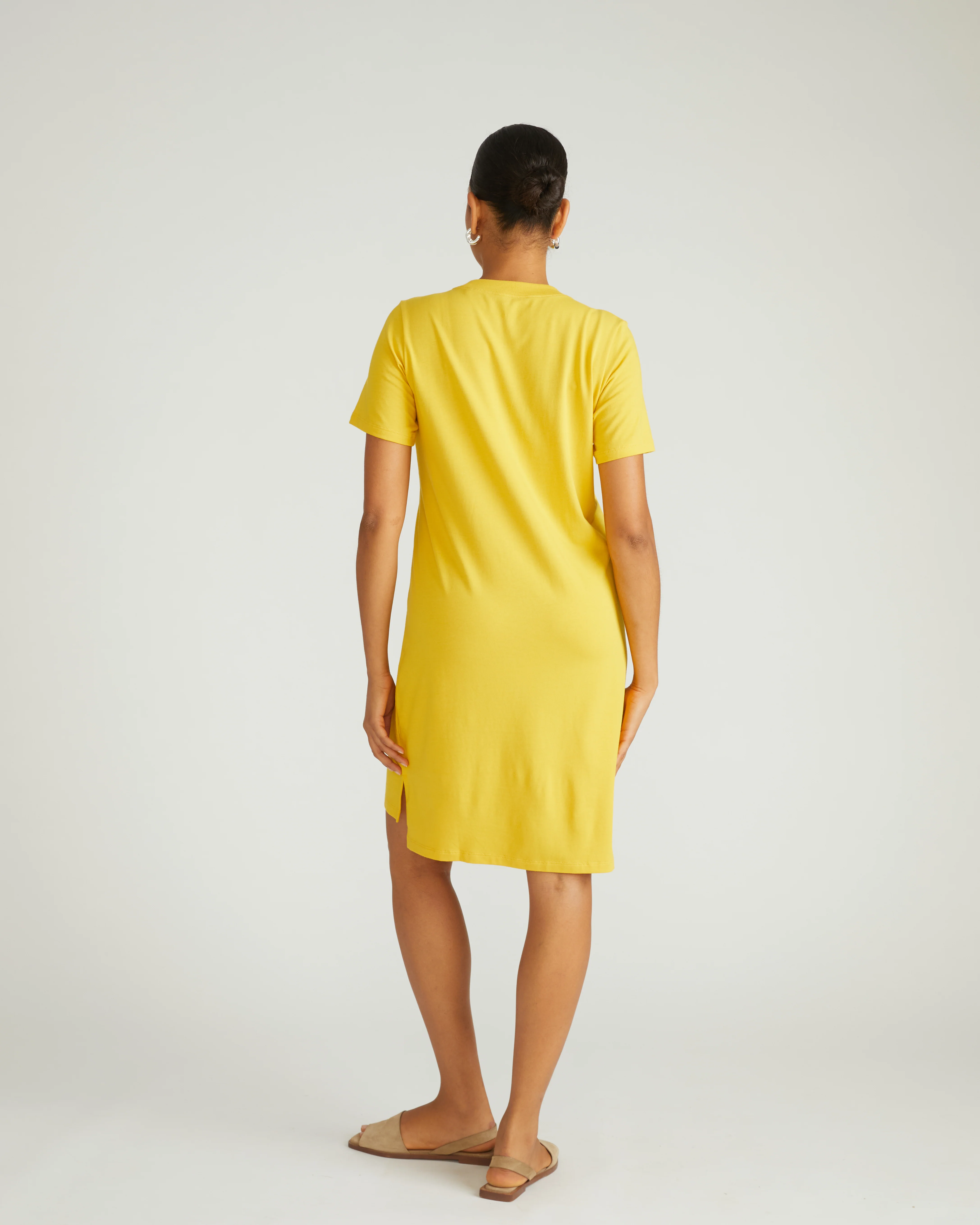 Garcon Tee Dress - Yellow - Image 4