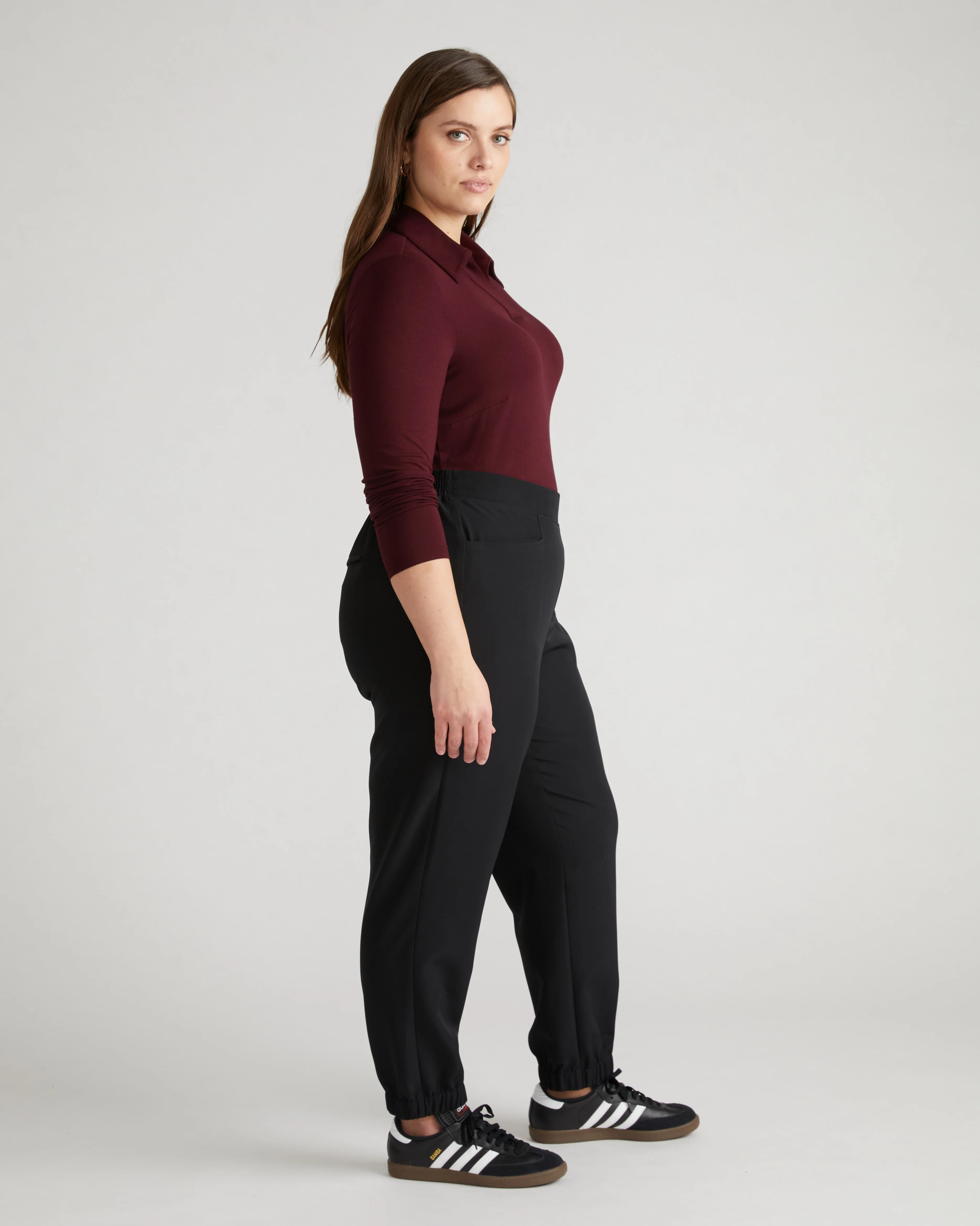 Go-Stretch Jogger - Black - Image 3
