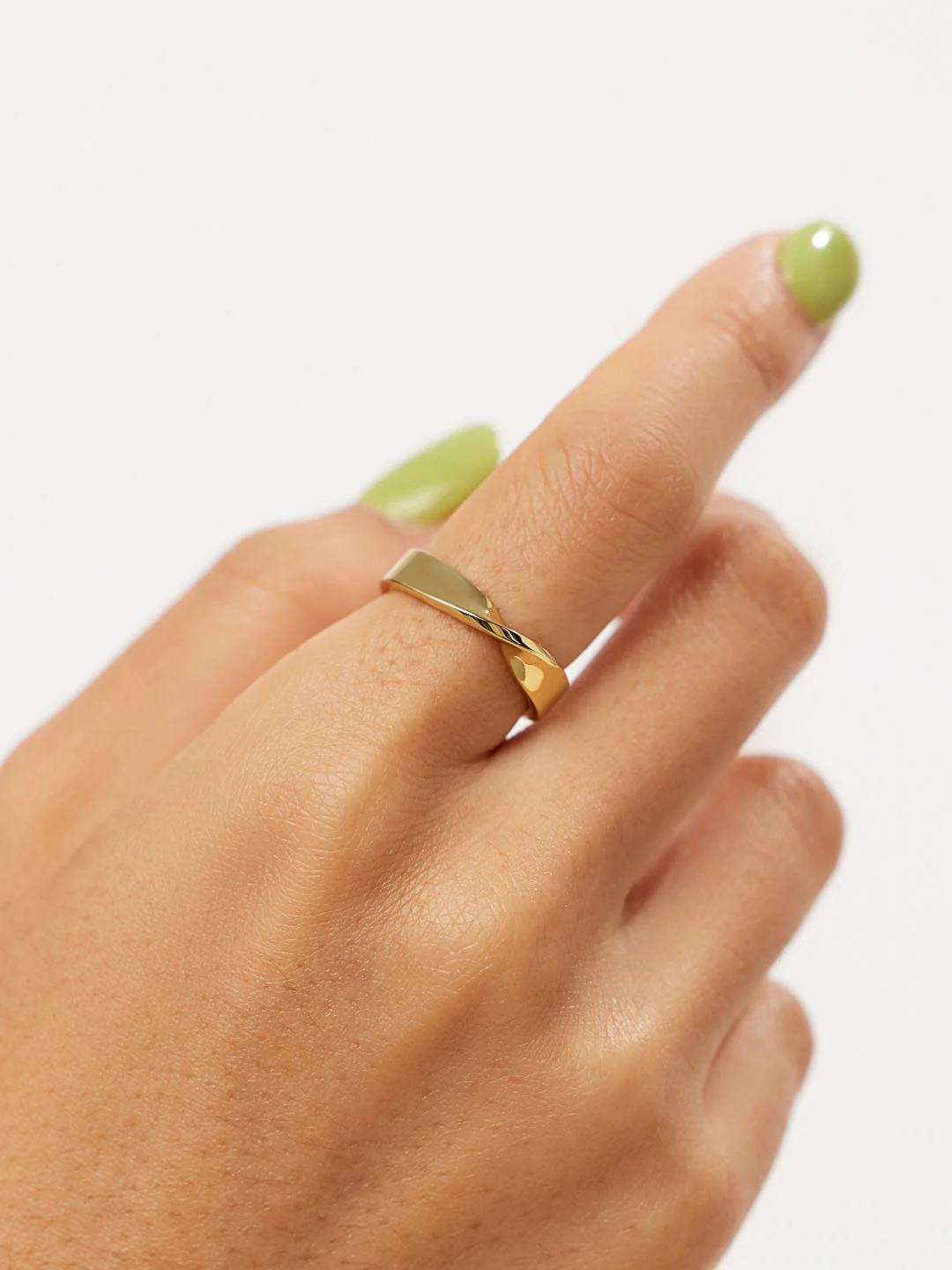 Ana Luisa Gold Band Ring - Eliora - Image 4