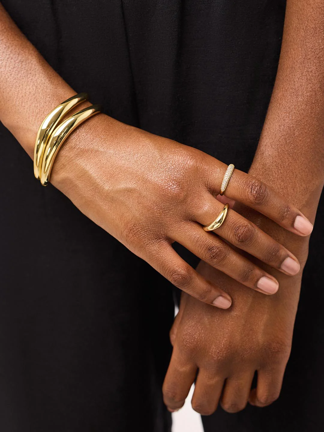 Ana Luisa Gold Bangle Bracelet - Talia - Image 3