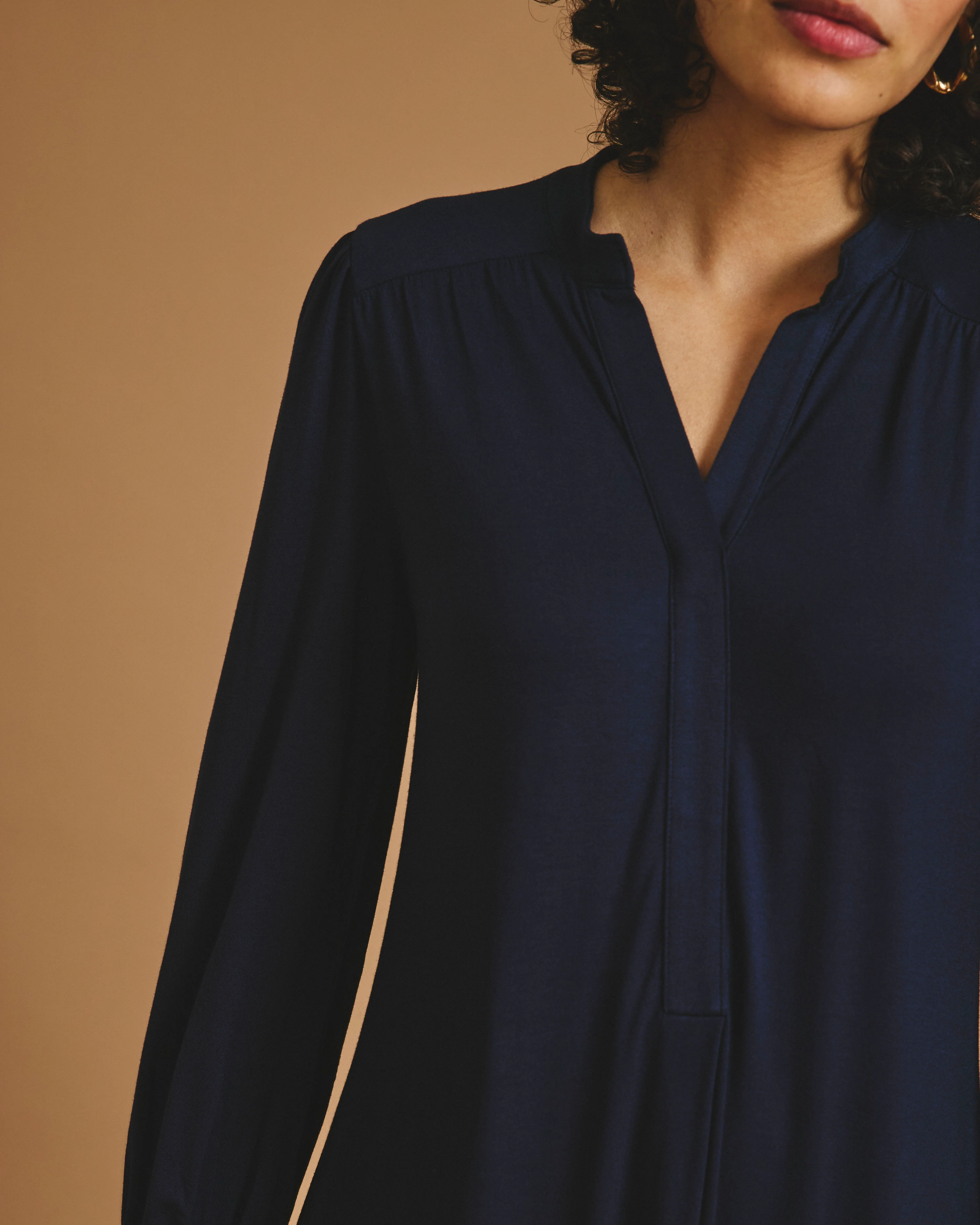 Gramercy Liquid Jersey Dress - Midnight - Image 4
