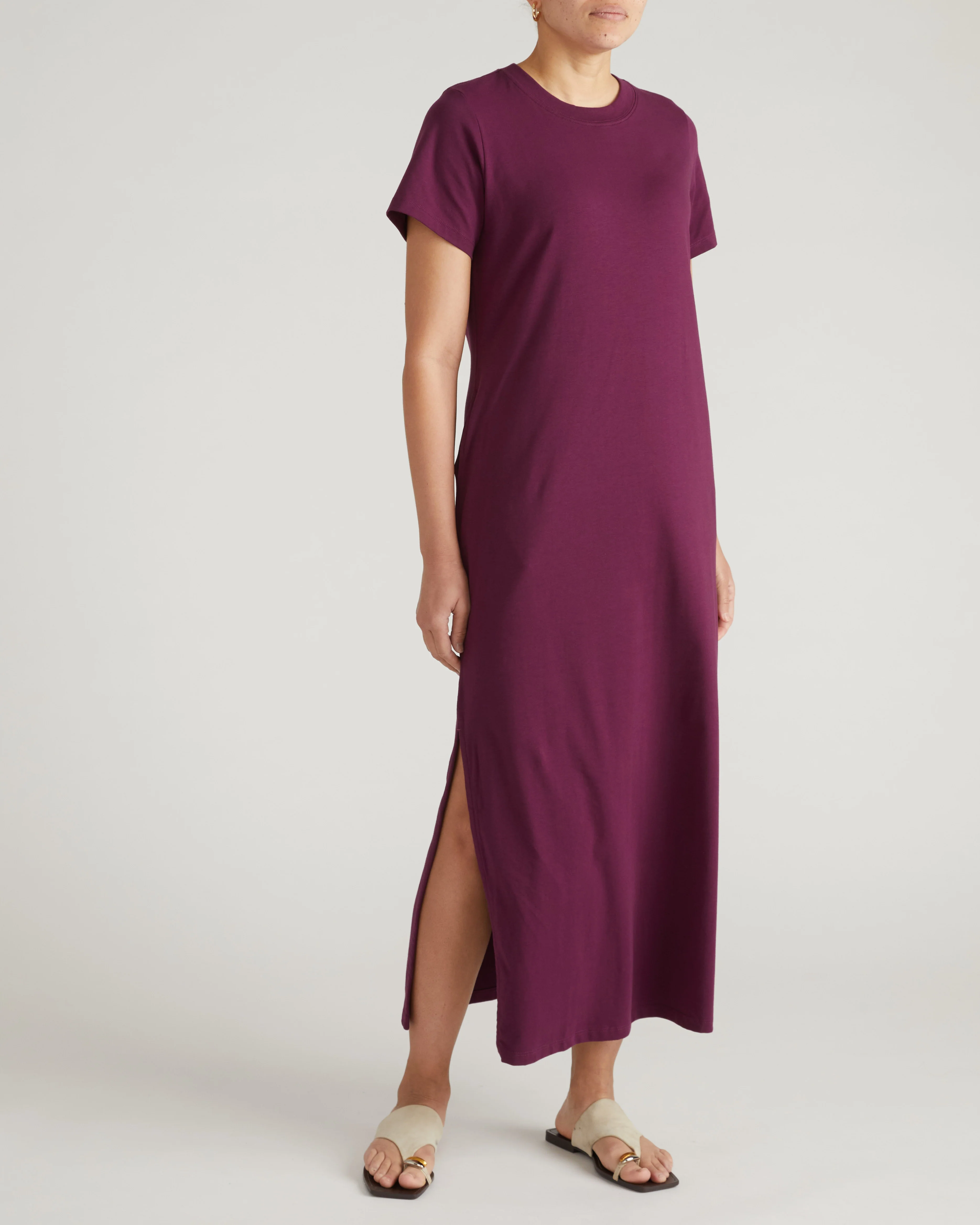 Halie Maxi T-Shirt Dress - Gamay - Image 7