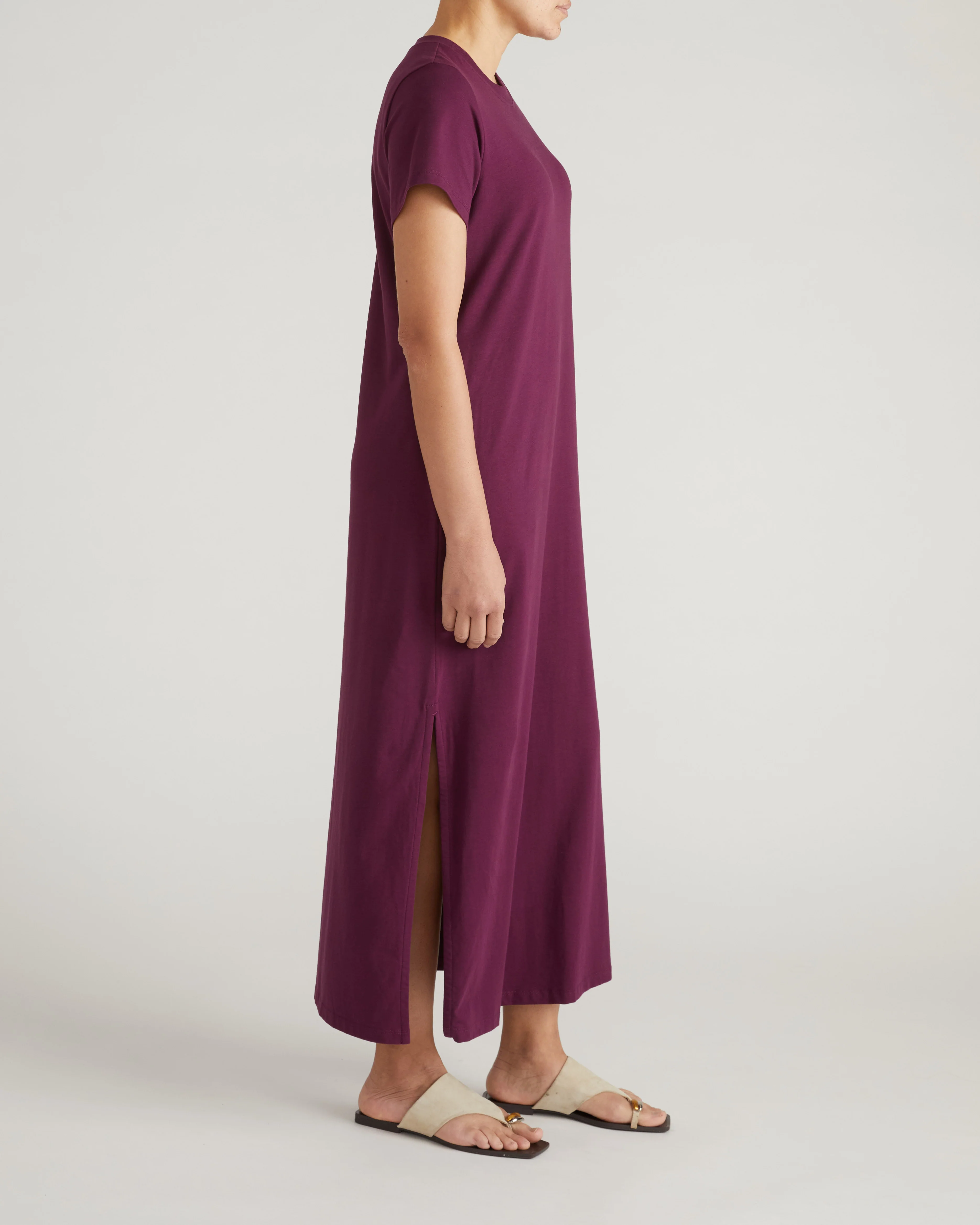 Halie Maxi T-Shirt Dress - Gamay - Image 8