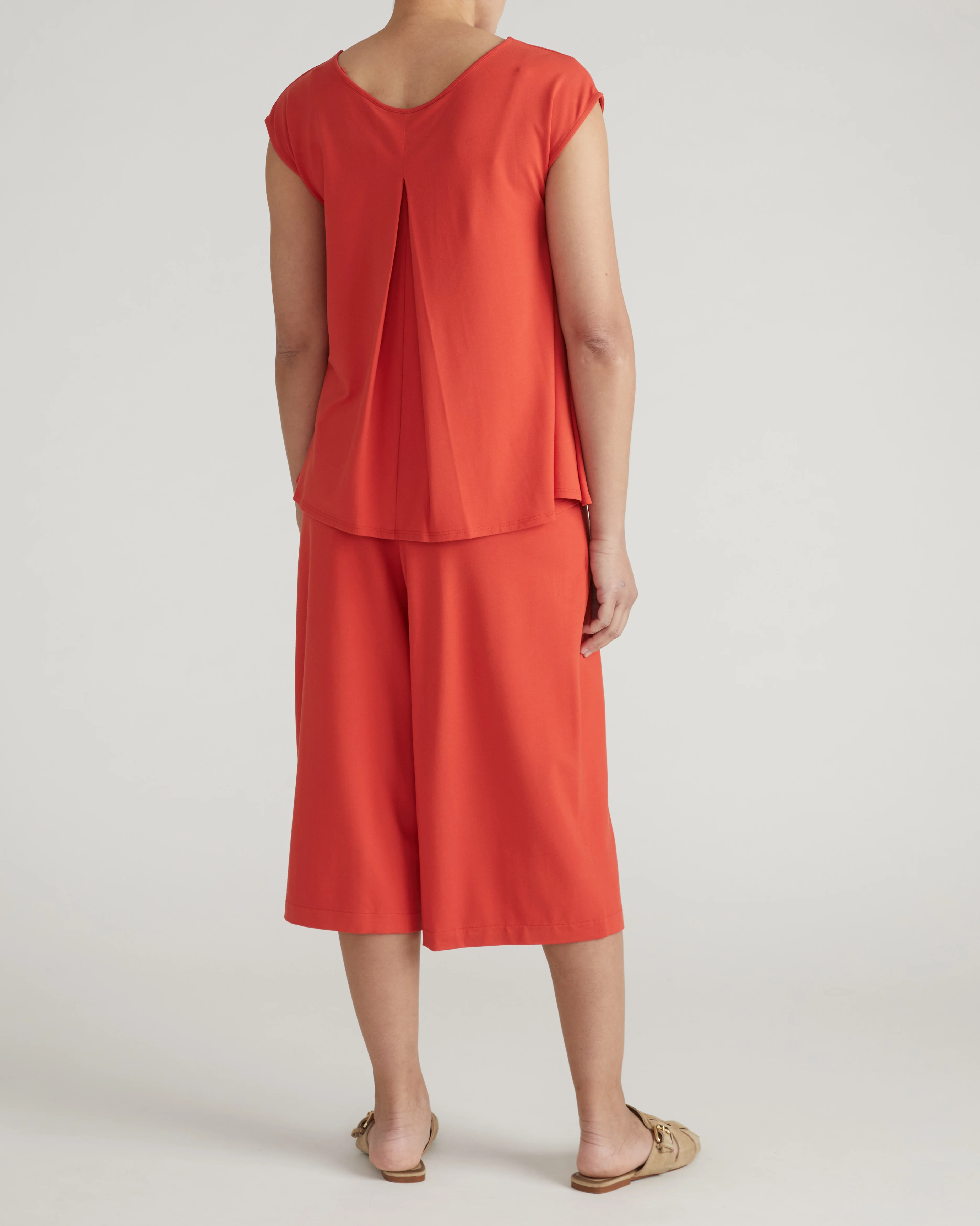 Heatwave Divine Jersey Flared Top - Shoreline Sunset - Image 4