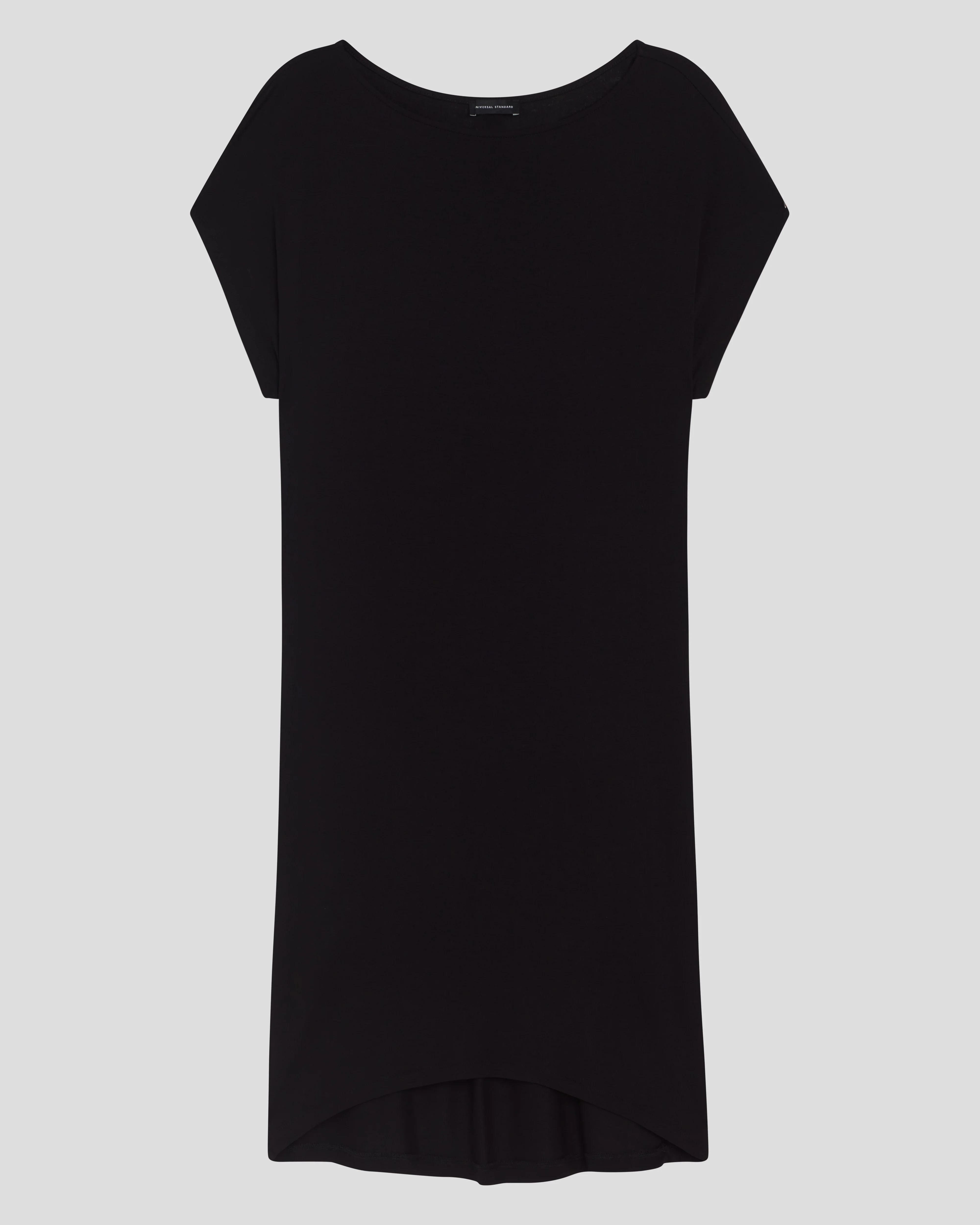 Helen Liquid Jersey Shift Dress - Black - Image 5