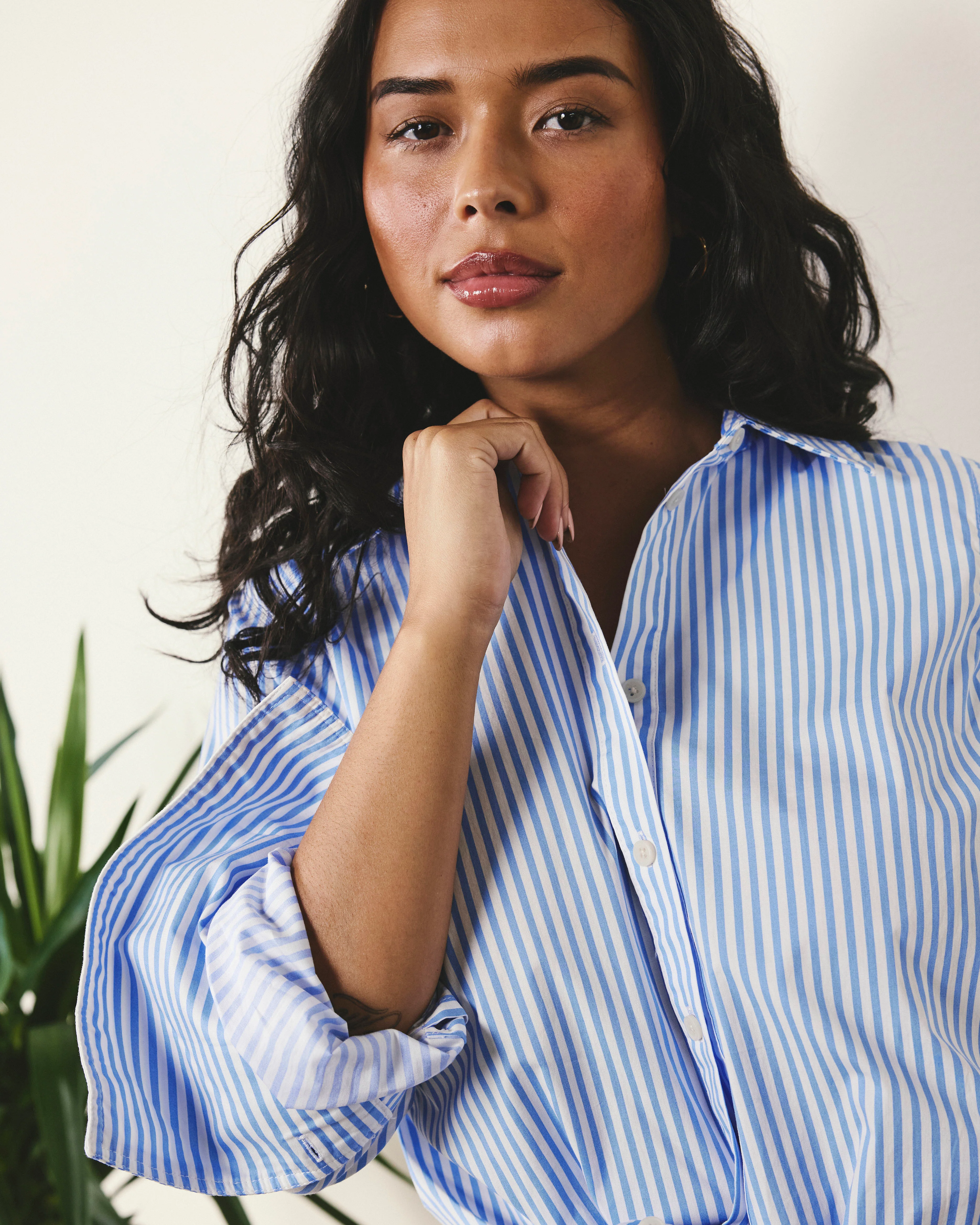 Henning x US Madison Shirt - Blue/White Stripe - Image 4