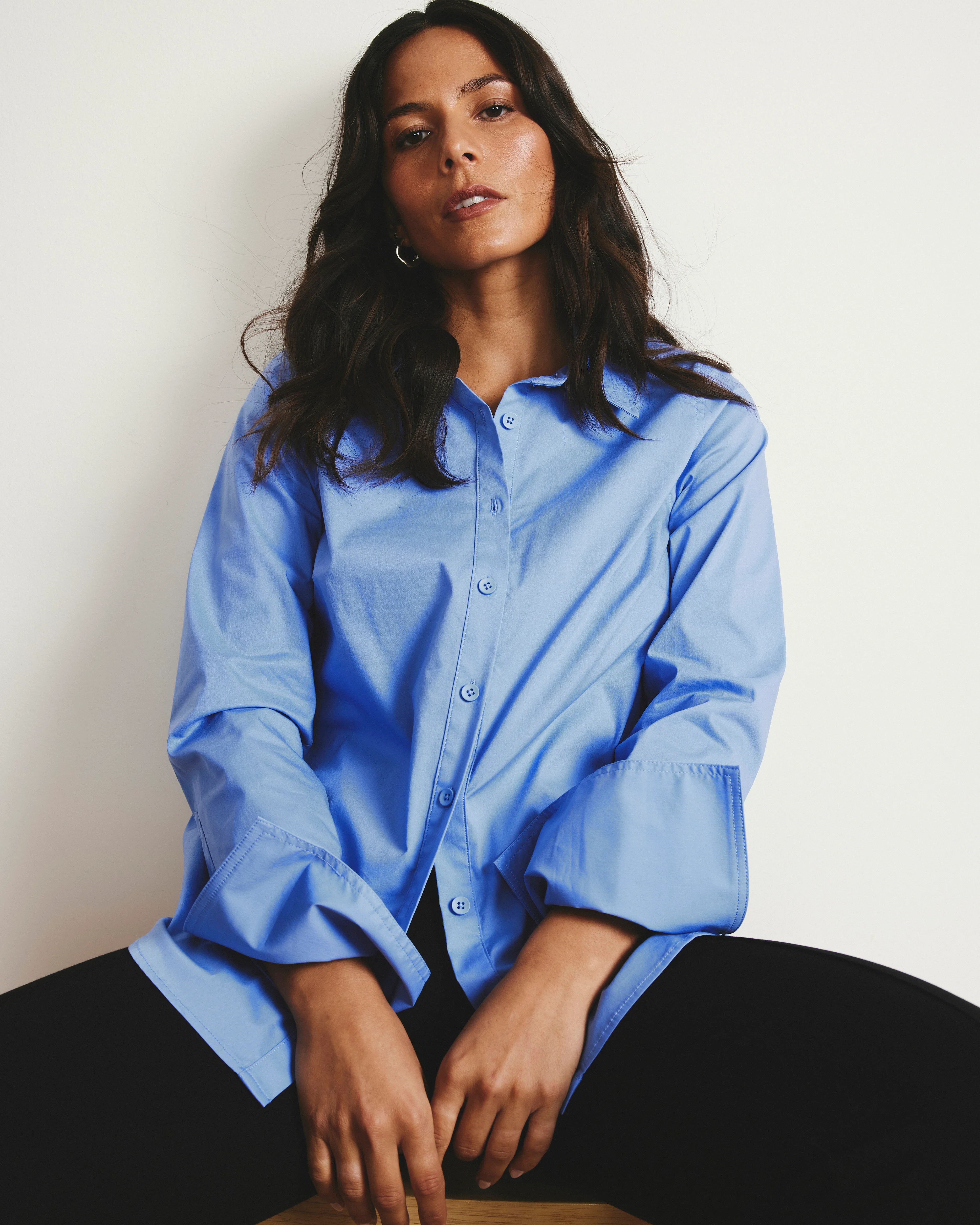 Henning x US Madison Shirt - Soft Blue - Image 4