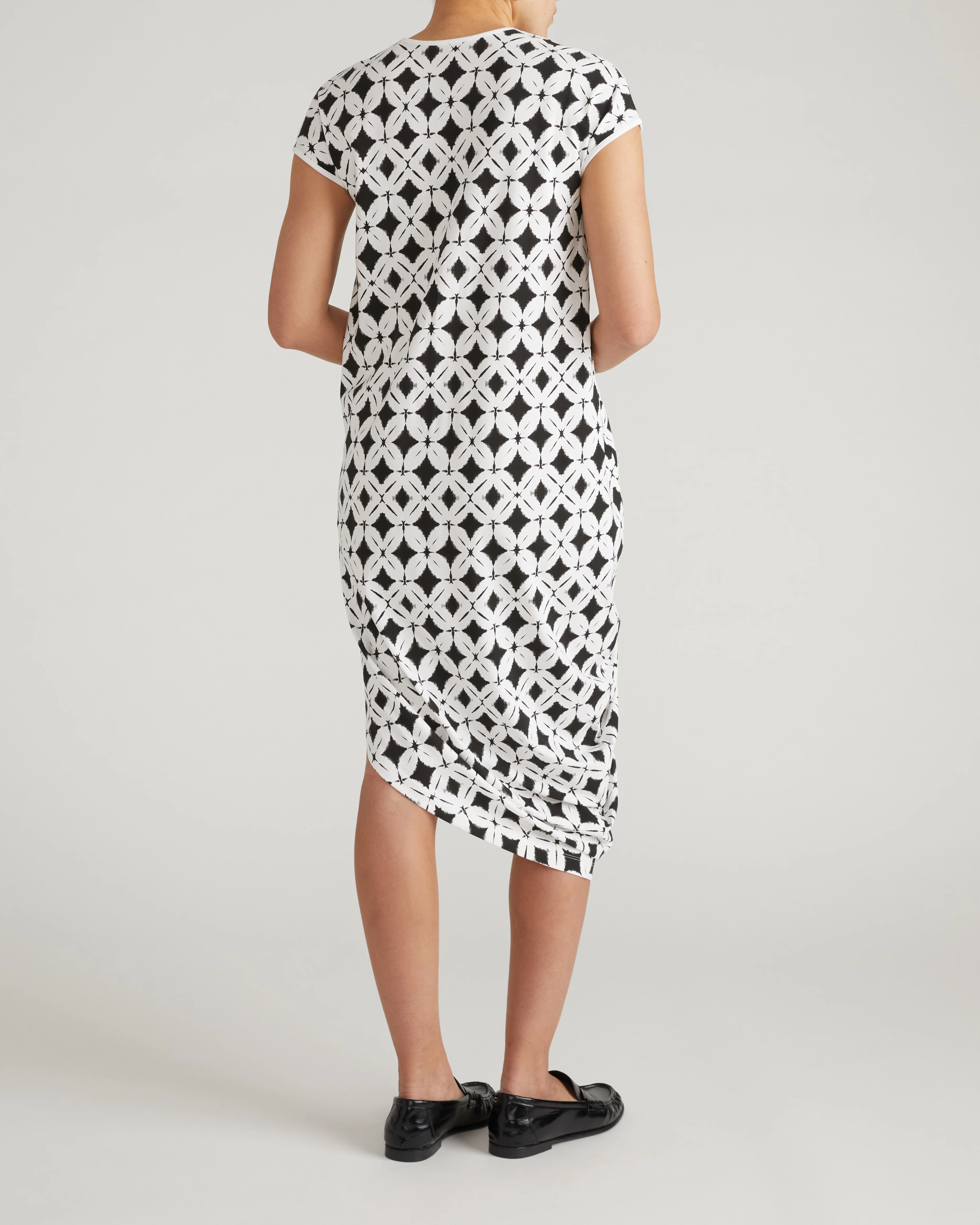 Iconic Geneva V-Neck Dress - Eclipse Print - Image 4