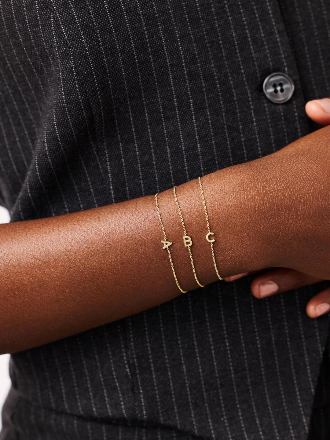 Ana Luisa Initial Bracelet - Letter Bracelet - Image 5