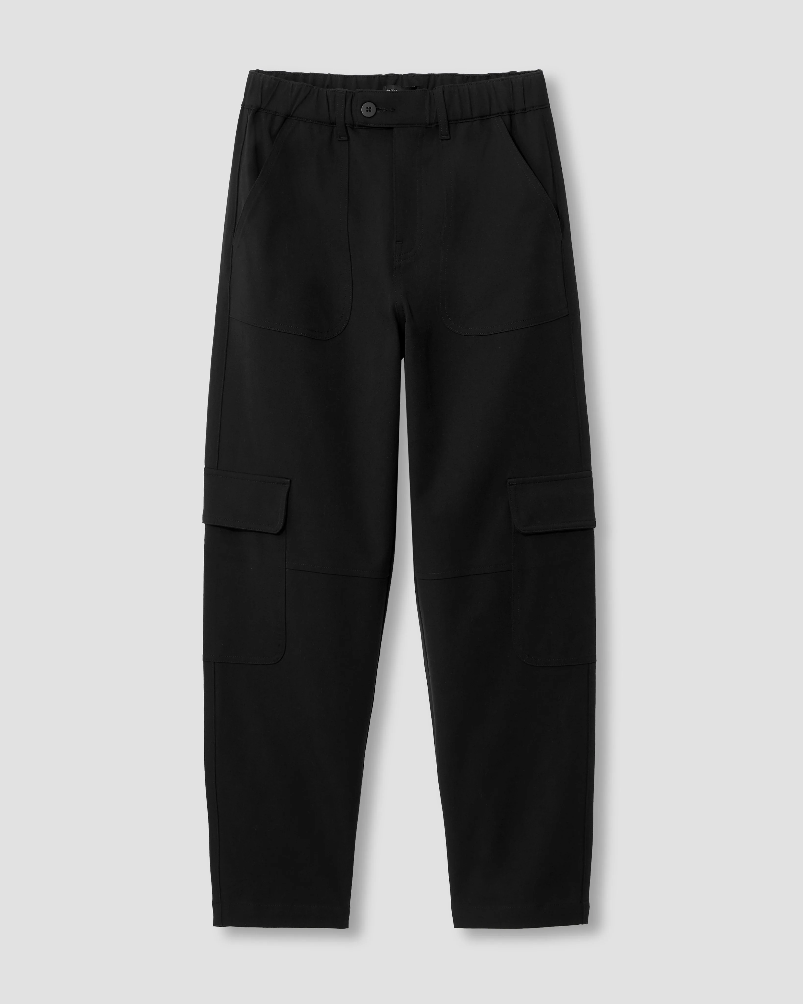 Karlee Stretch Cotton Twill Cargo Pants - Black - Image 8