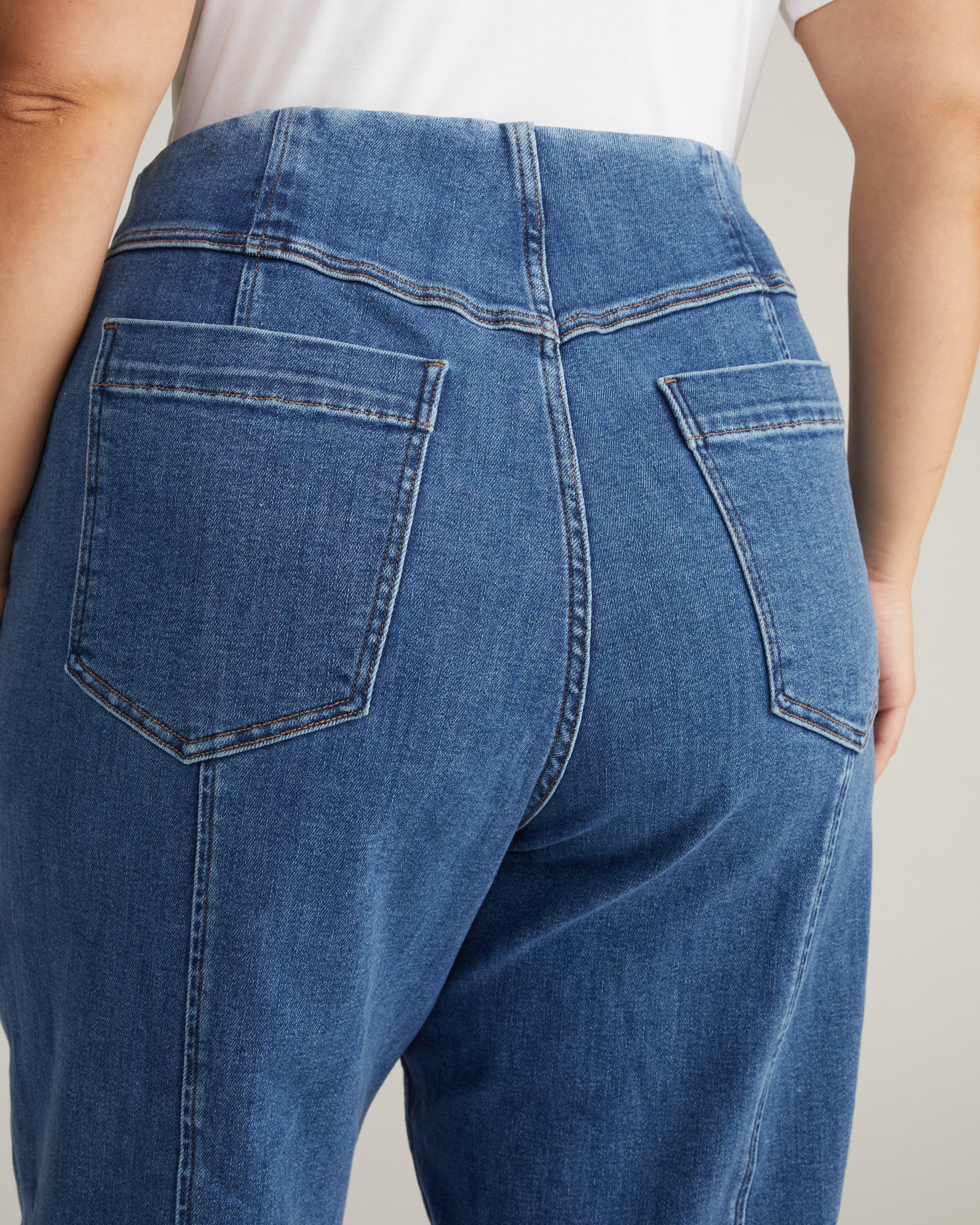 Keira Barrel Leg Jeans - Shallow Bay Blue - Image 12