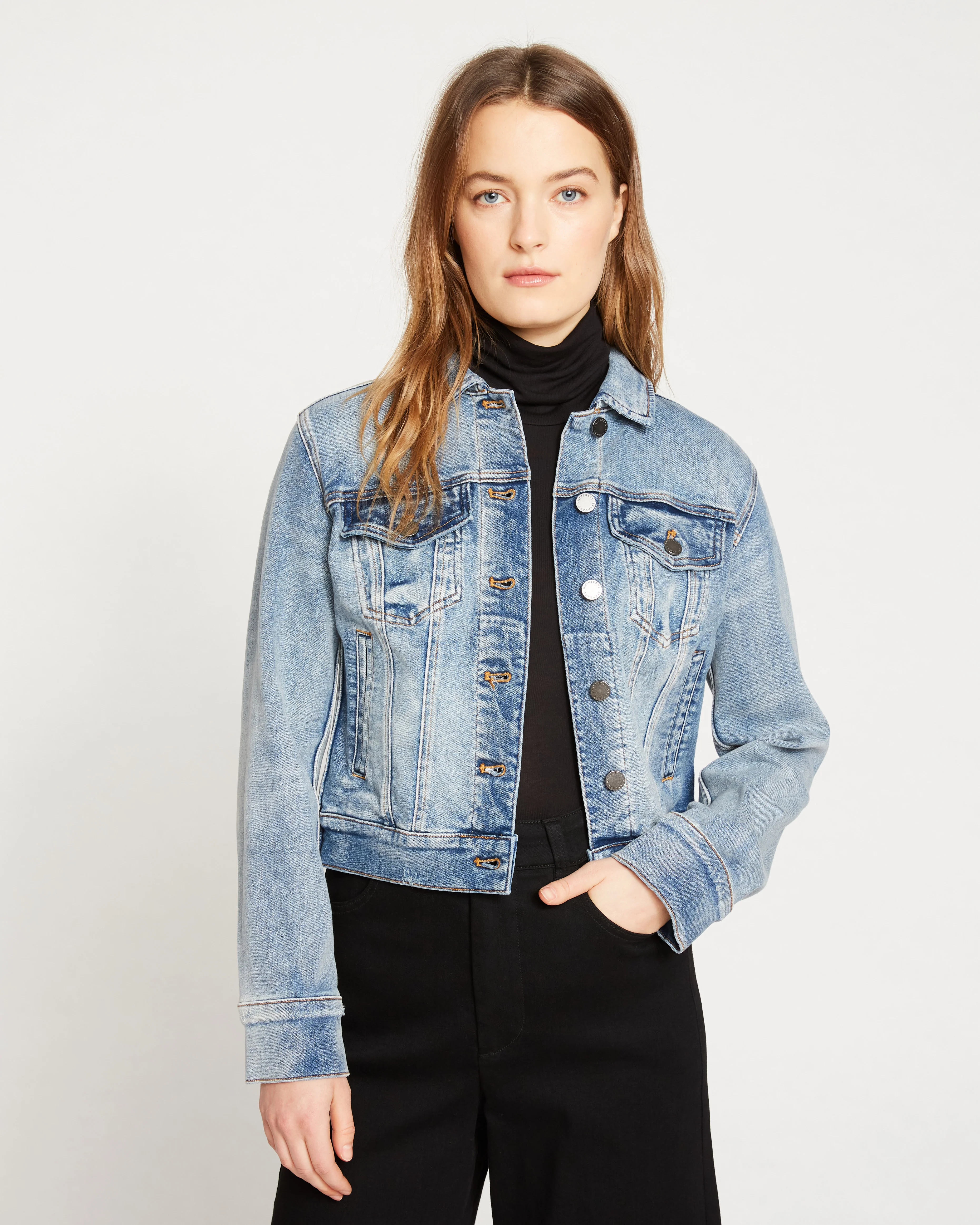 Kelsey Denim Jacket - Light Blue - Image 5
