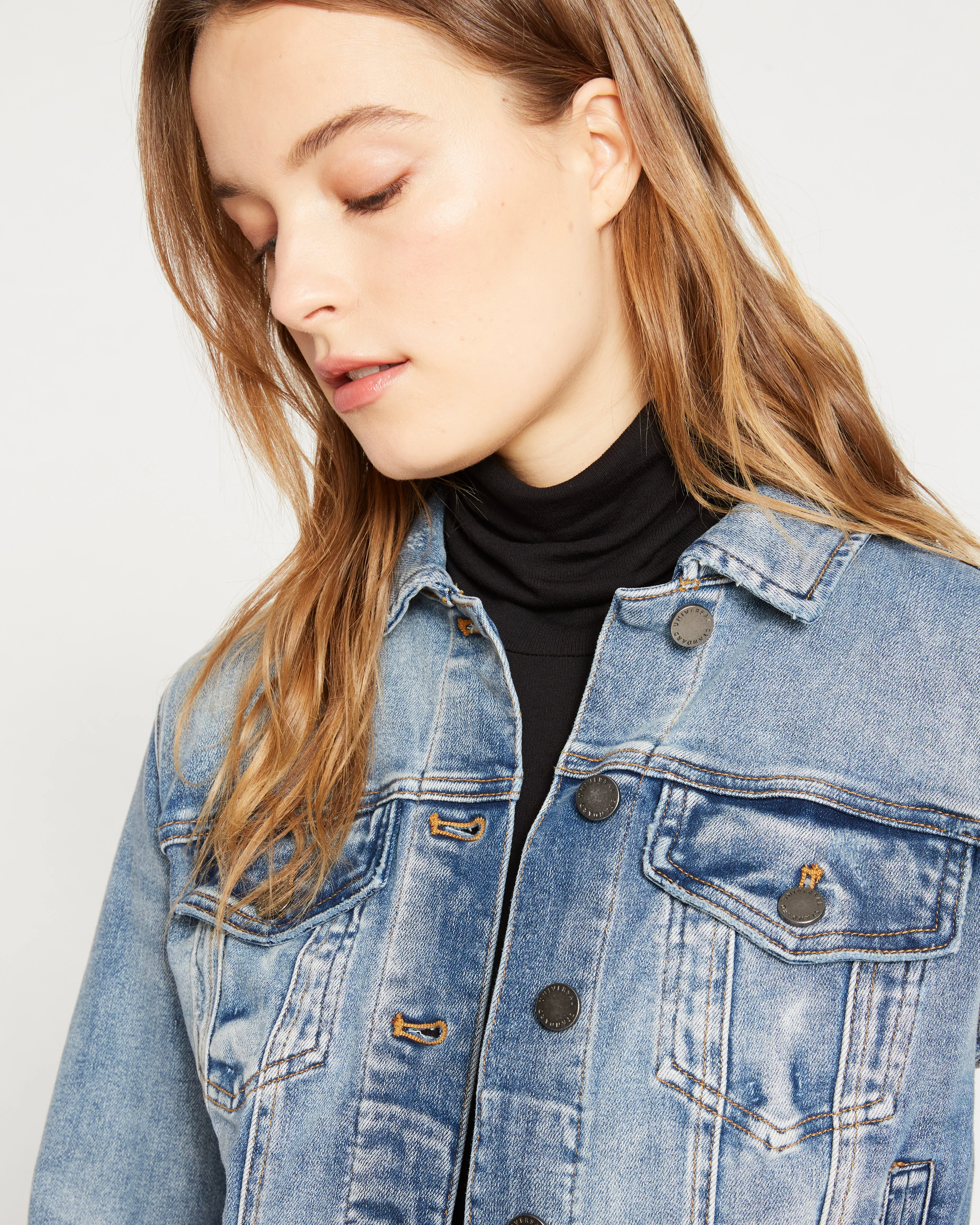 Kelsey Denim Jacket - Light Blue - Image 7