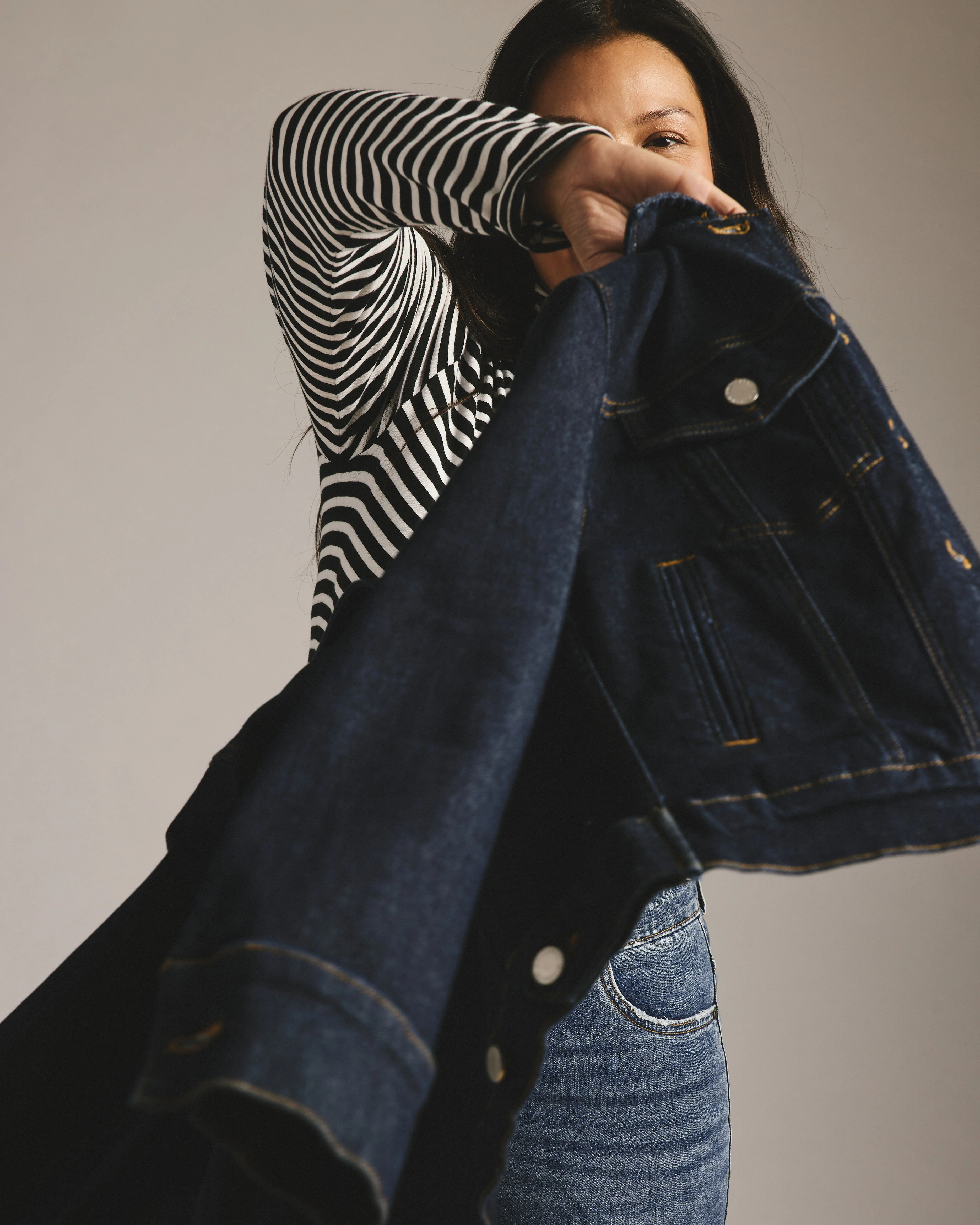 Kelsey Denim Jacket - Vintage Indigo Selvedge - Image 8
