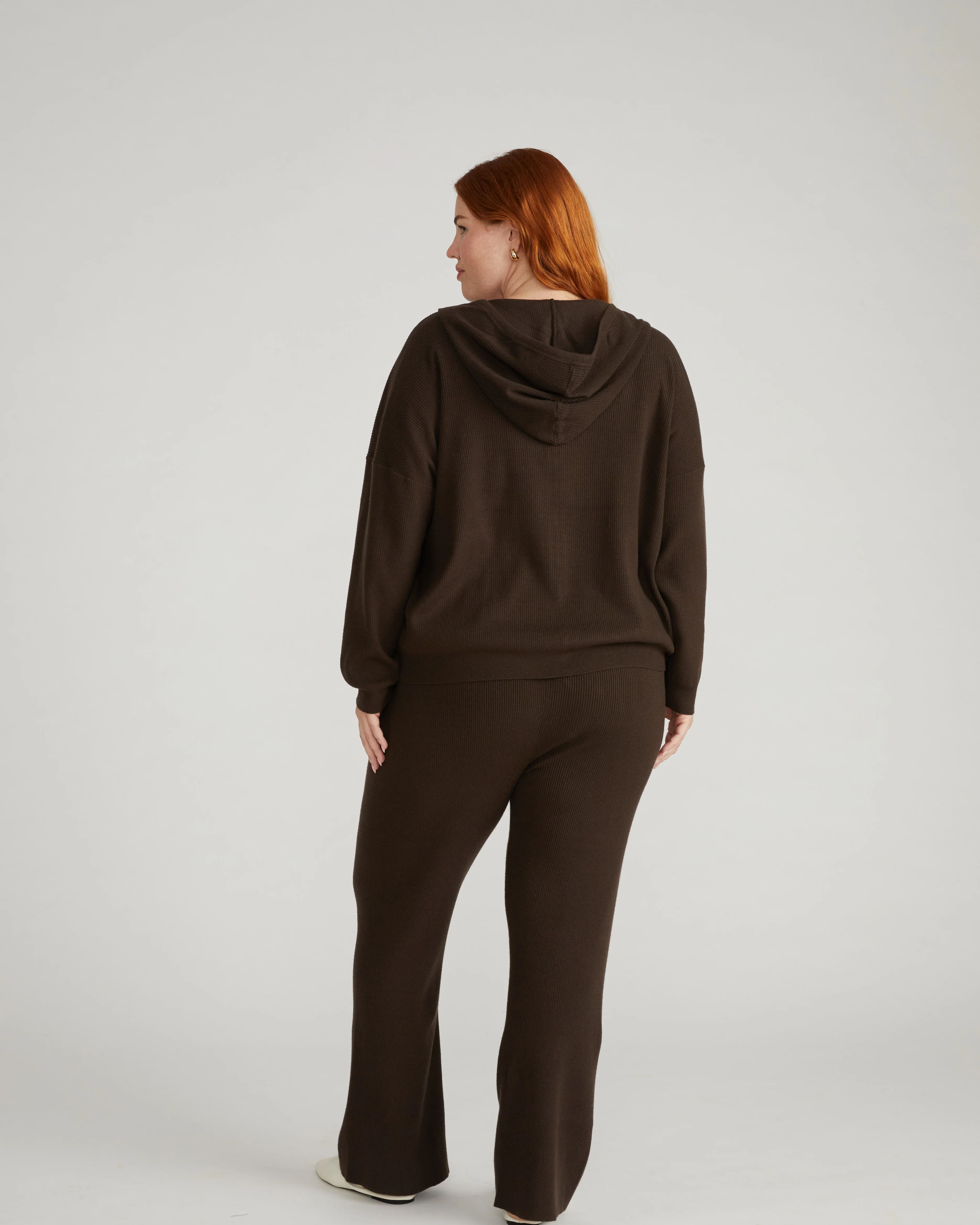 Knitted Mila Pants - Espresso - Image 3