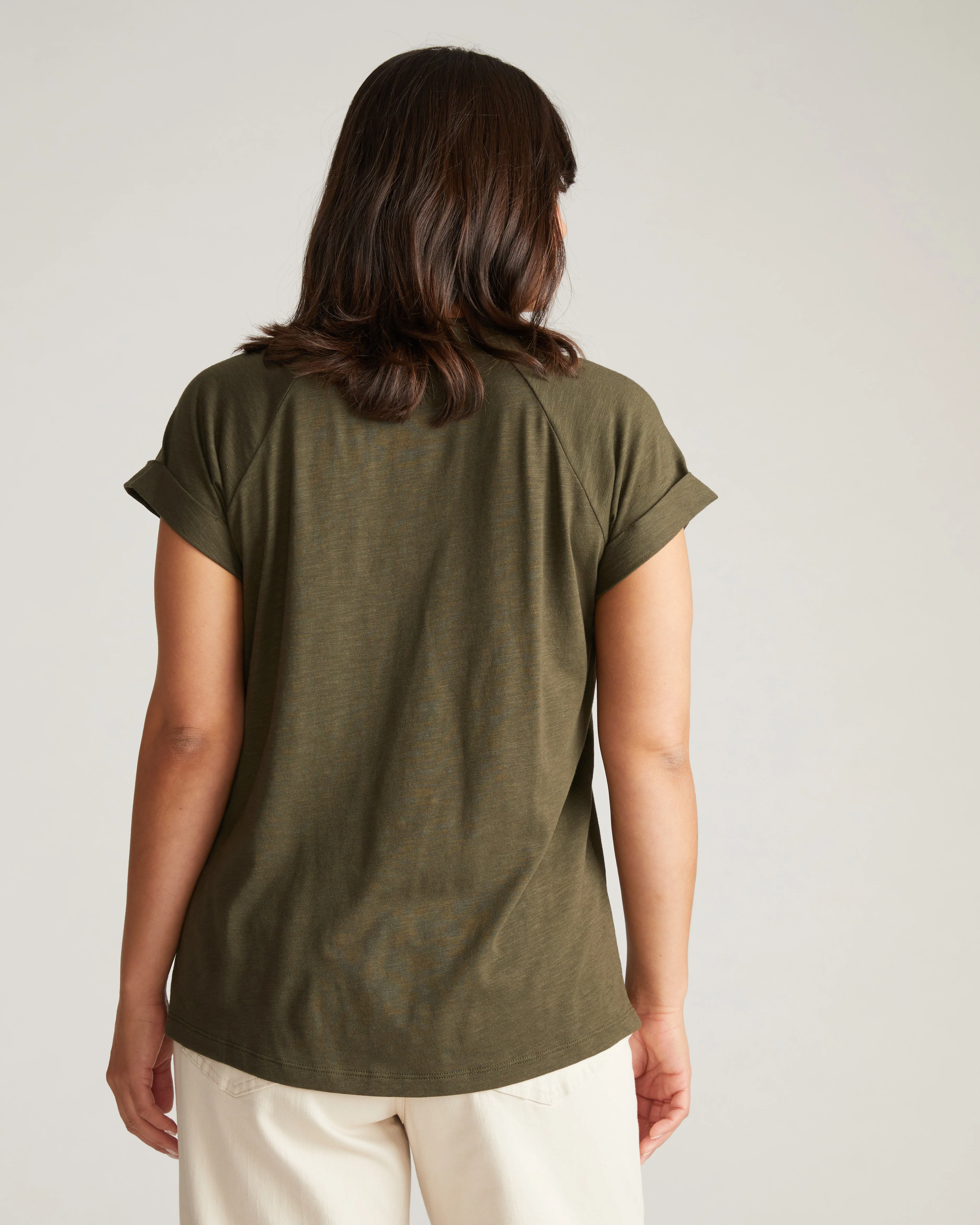 Light-As-Air Boy Tee - Nori - Image 3