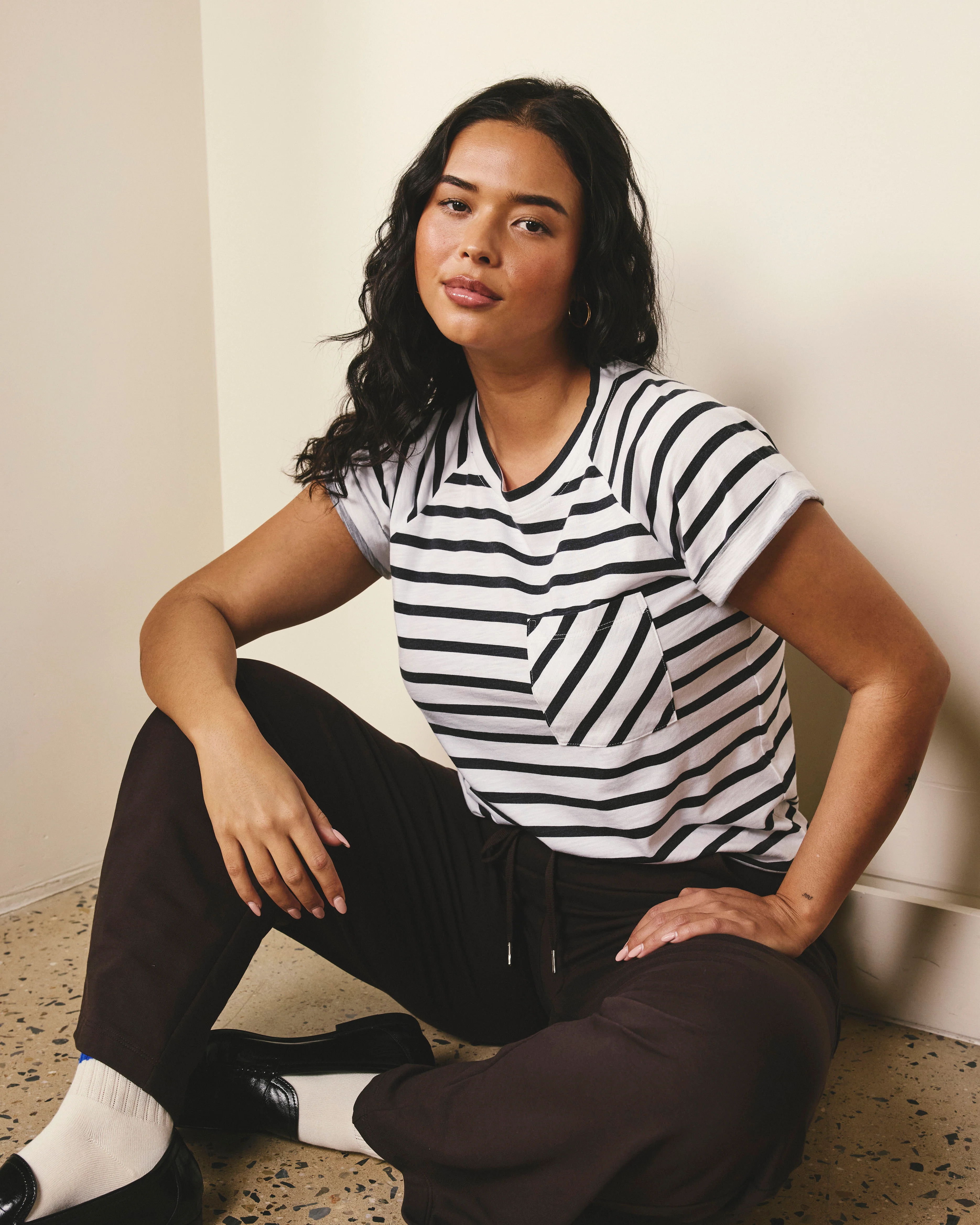 Light-As-Air Boy Tee - Zen Stripe - Image 9