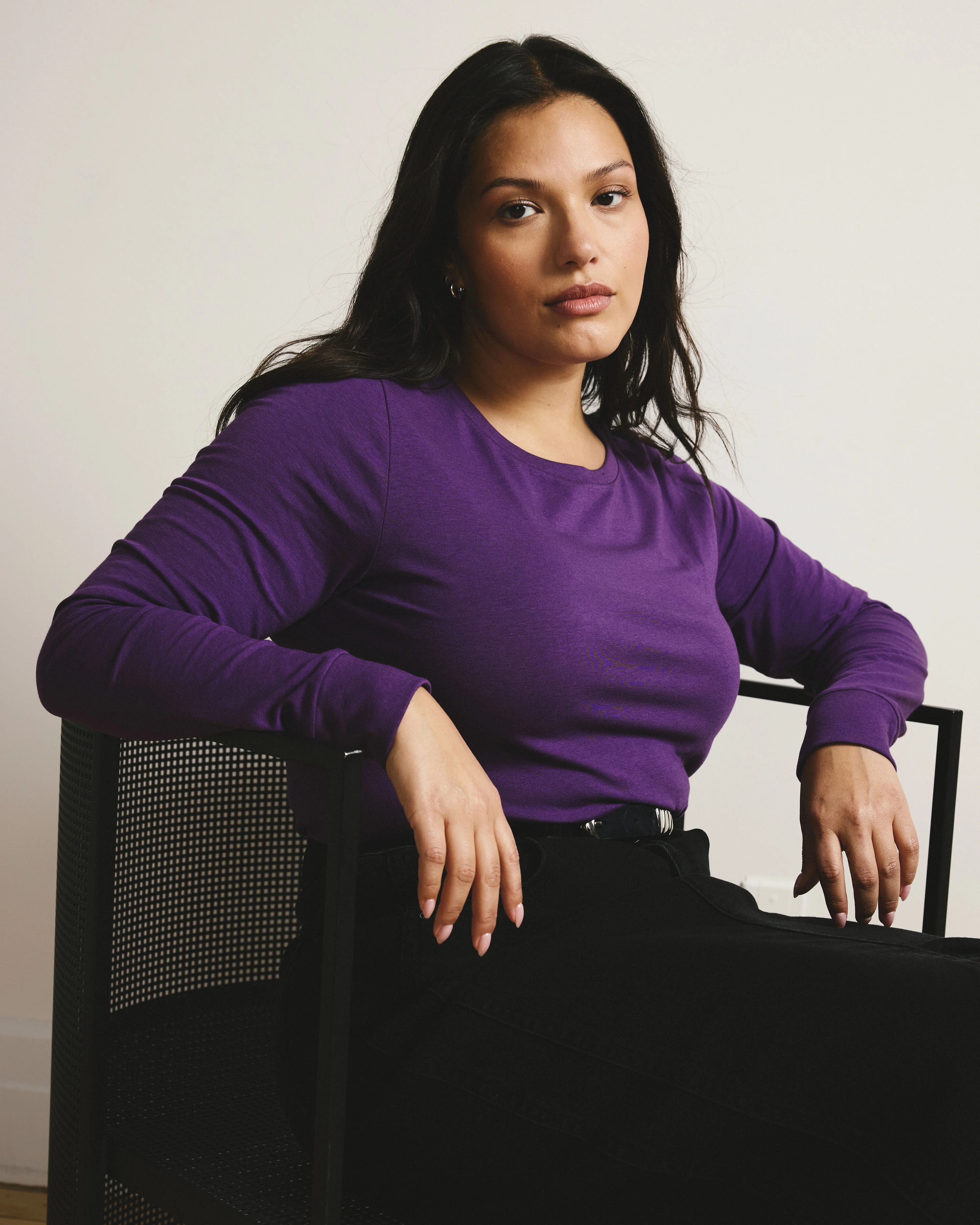 Long Sleeve Tee Rex - Grape - Image 3