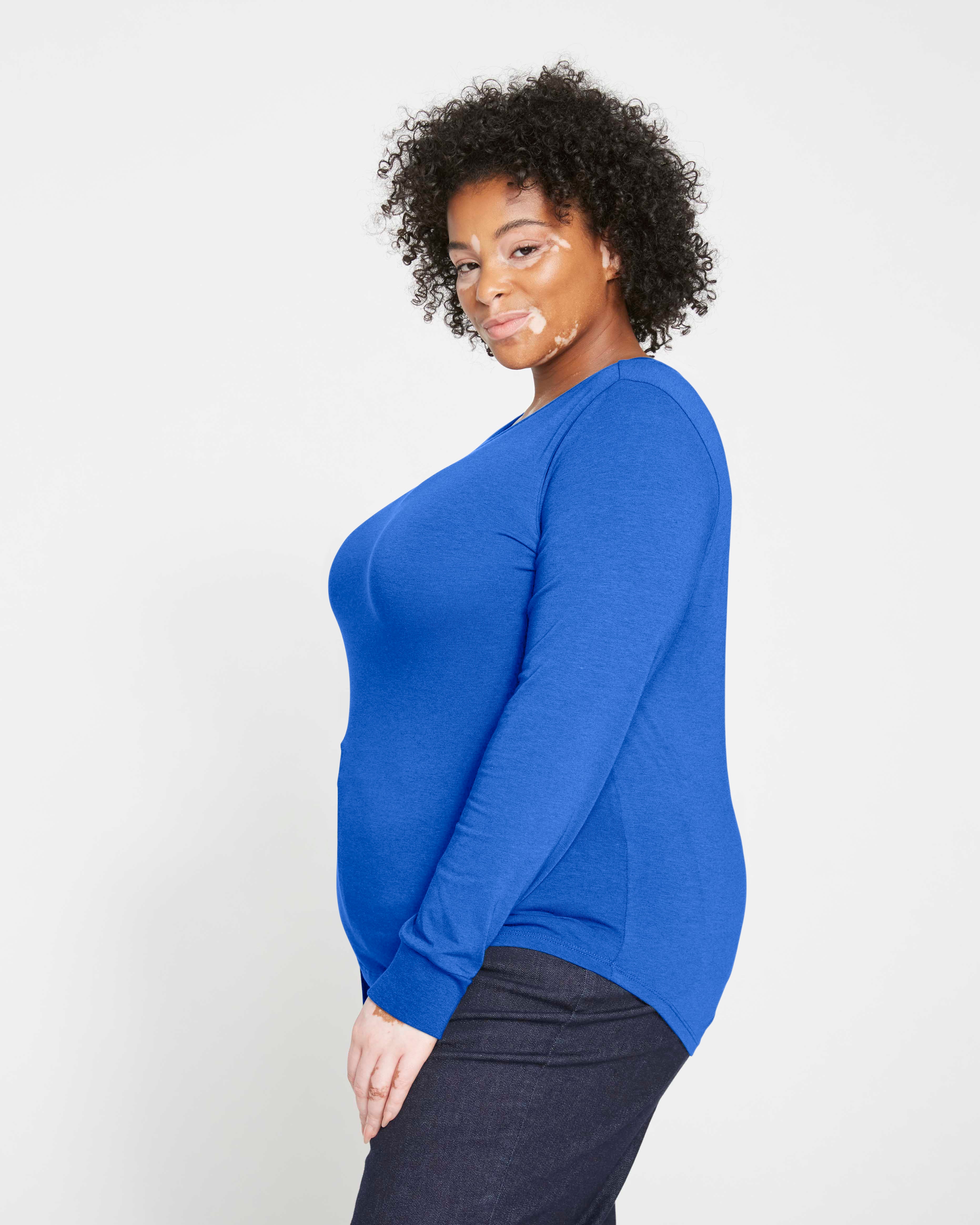 Long Sleeve Tee Rex - Lapis - Image 4