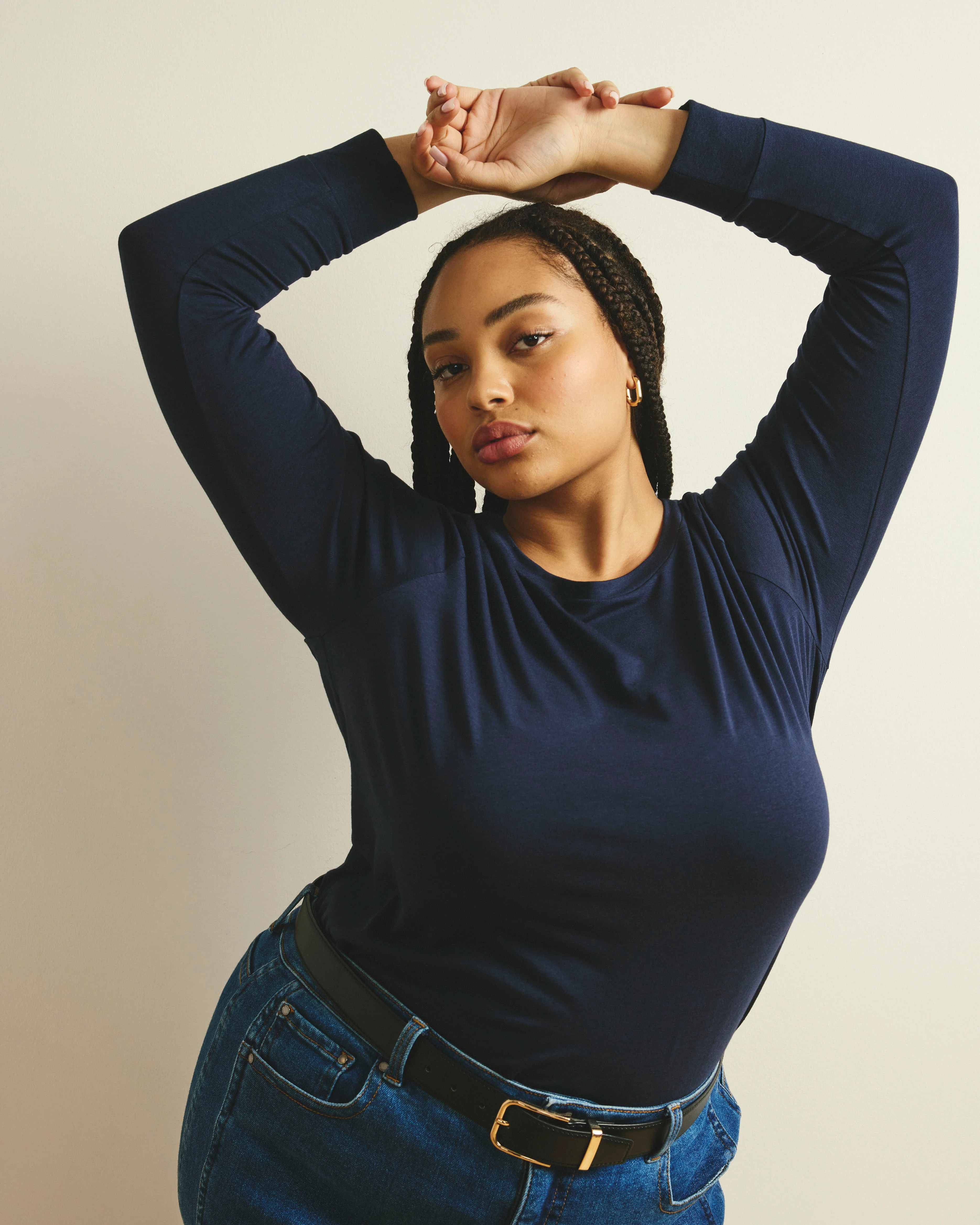 Long Sleeve Tee Rex - Midnight - Image 3