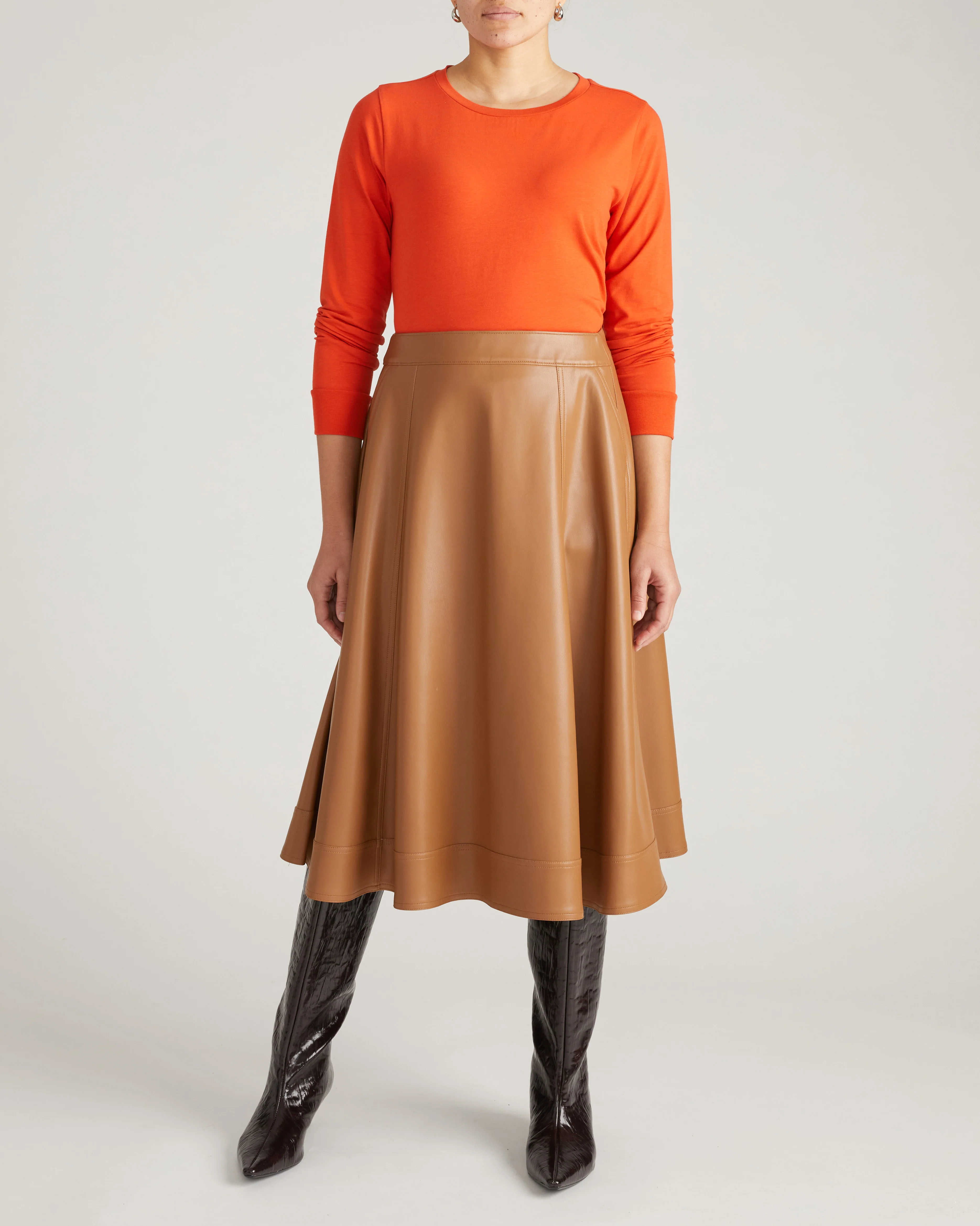 Long Sleeve Tee Rex - Orange Flame - Image 2