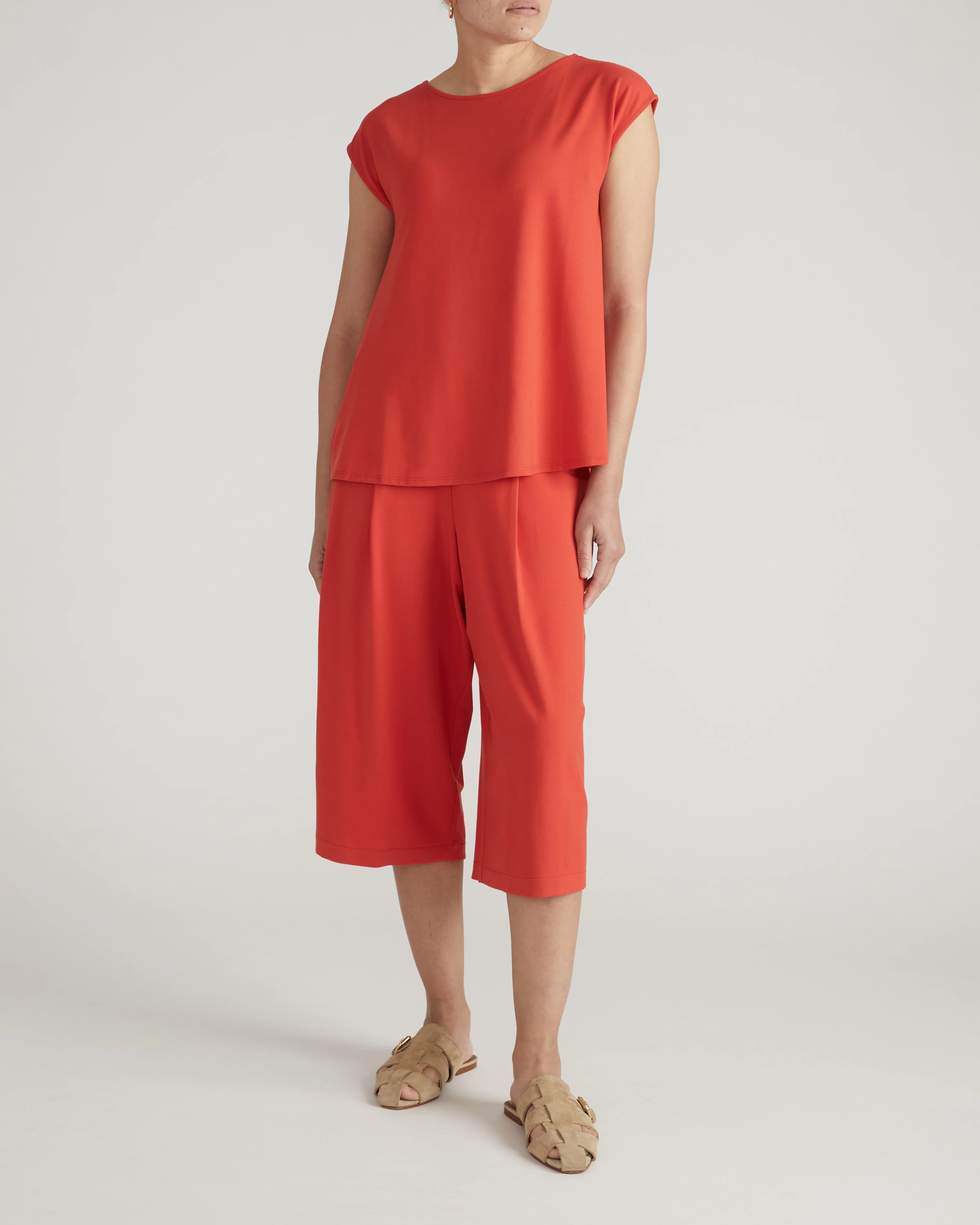 Lotti Jersey Culottes - Shoreline Sunset - Image 2