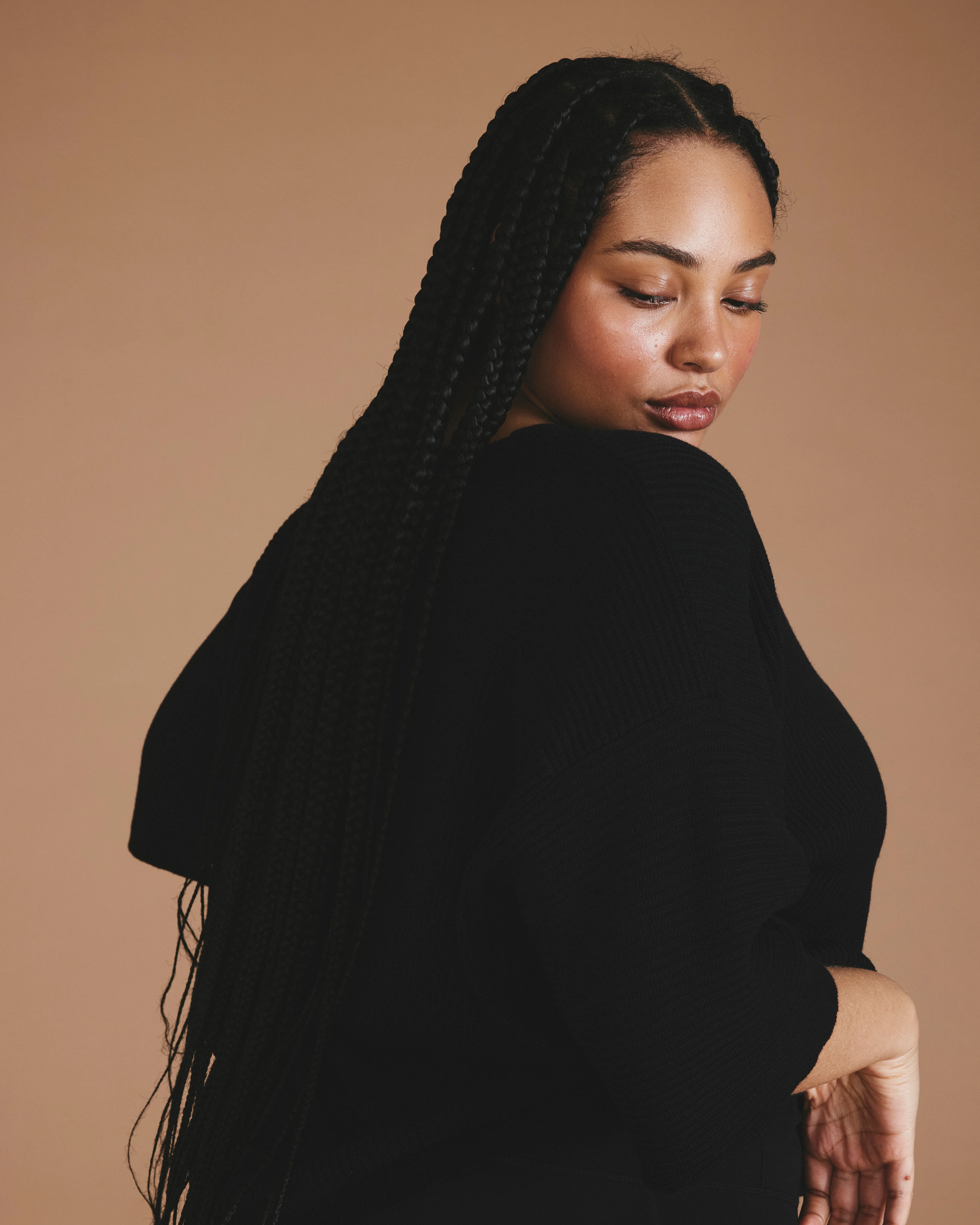 Lotus Sweater - Black - Image 3