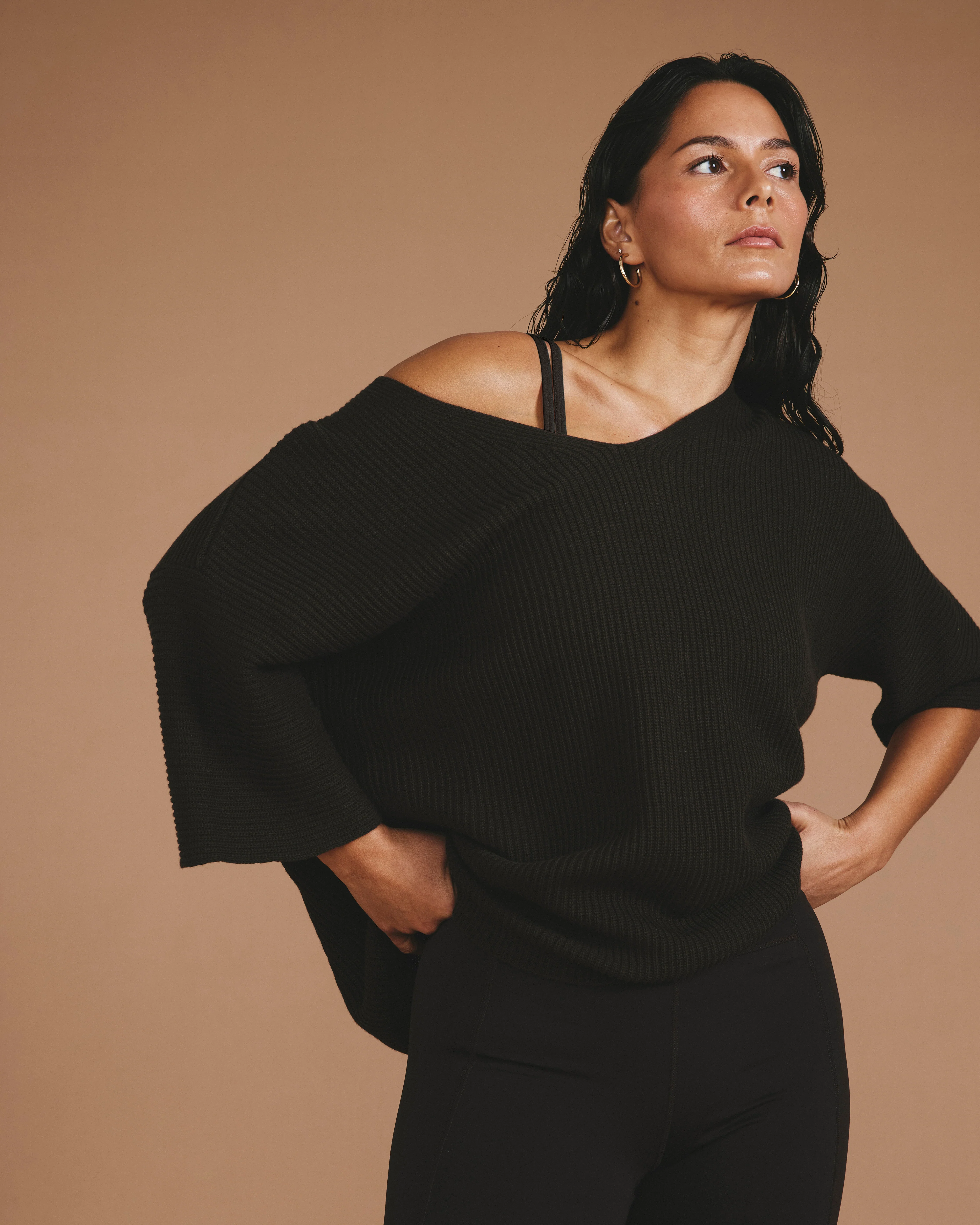 Lotus Sweater - Deep Brown - Image 3