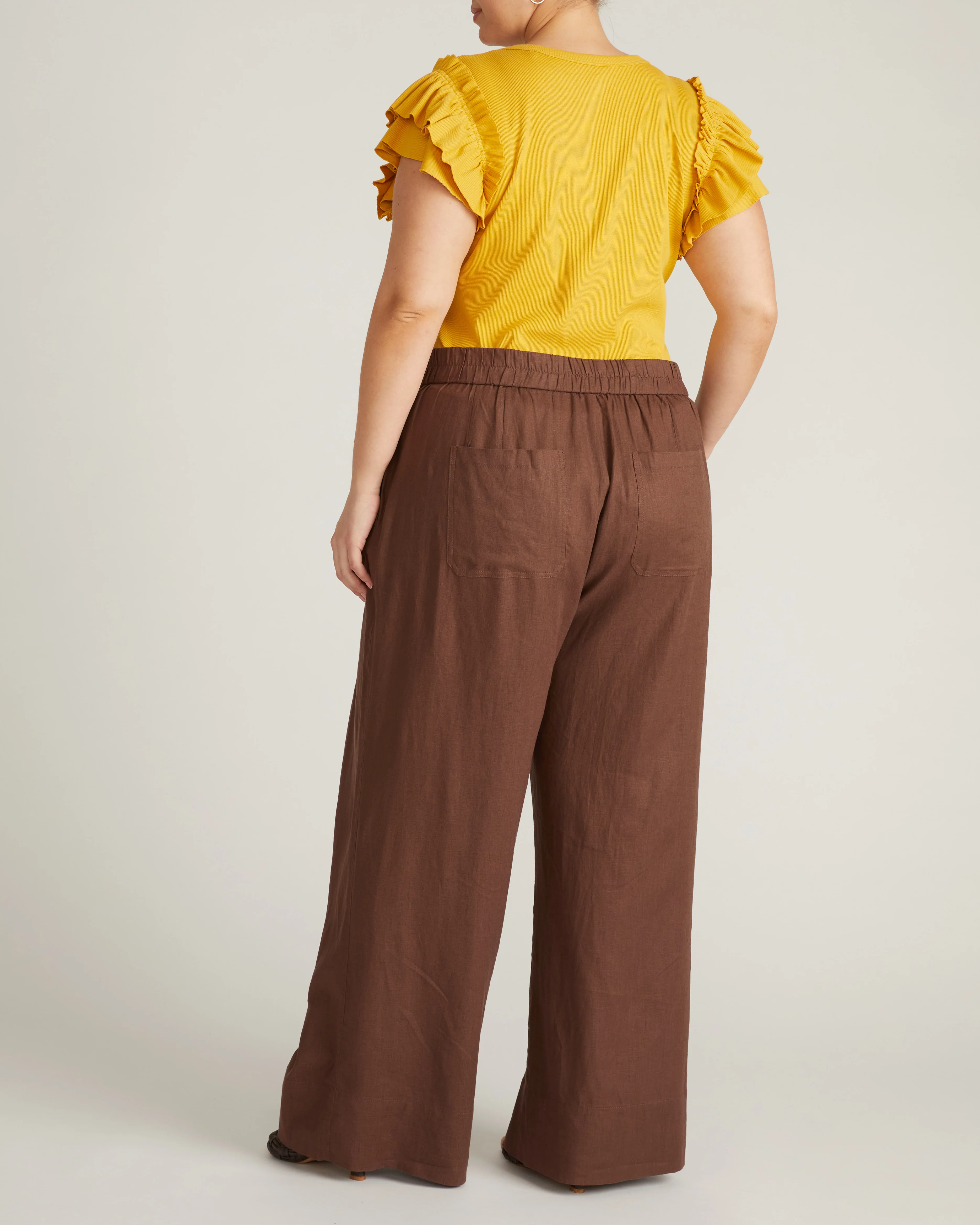 Magnolia Ribbed Top - Goldenrod - Image 4
