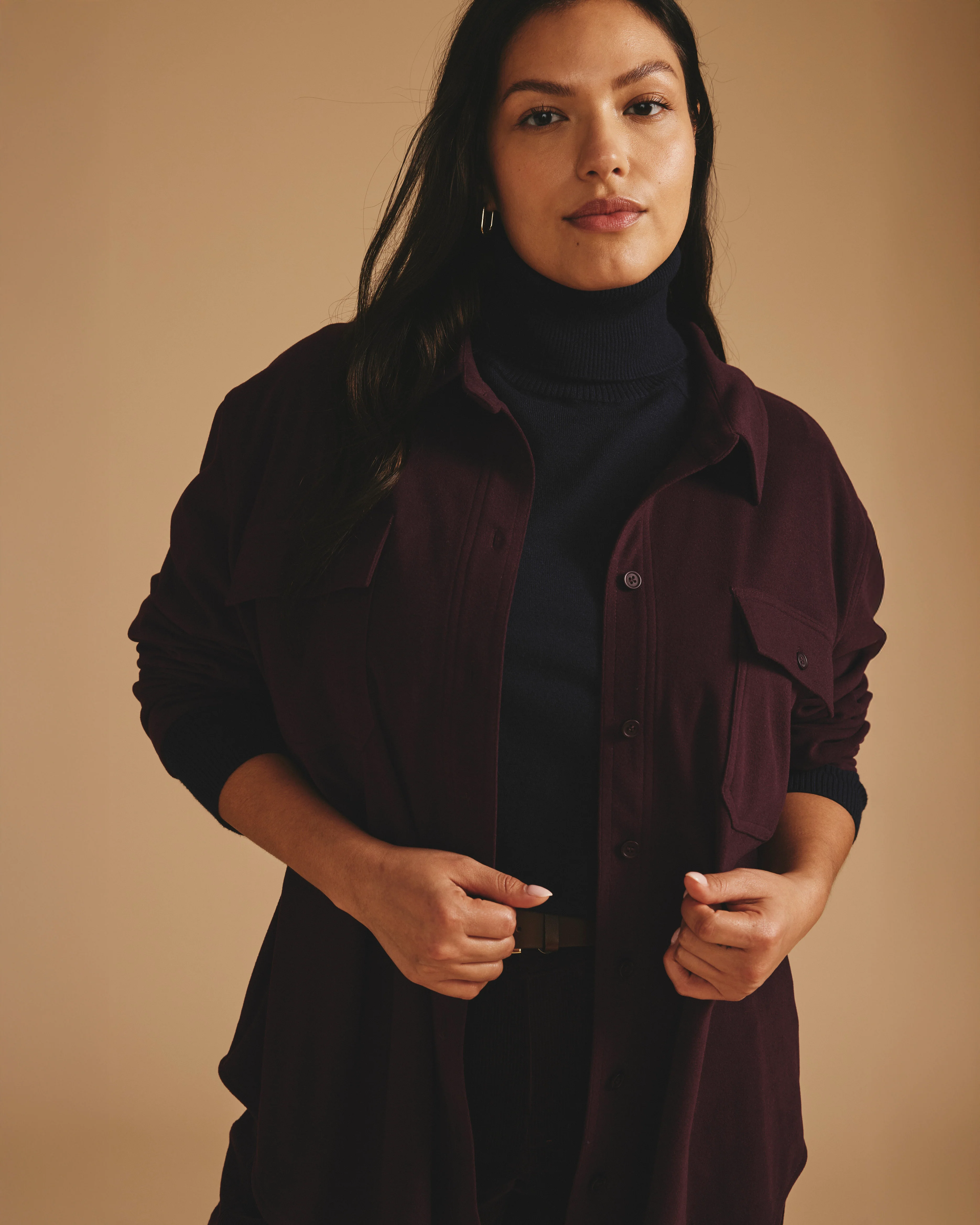 Maine Stretch Flannel Shirt - Gamay - Image 3