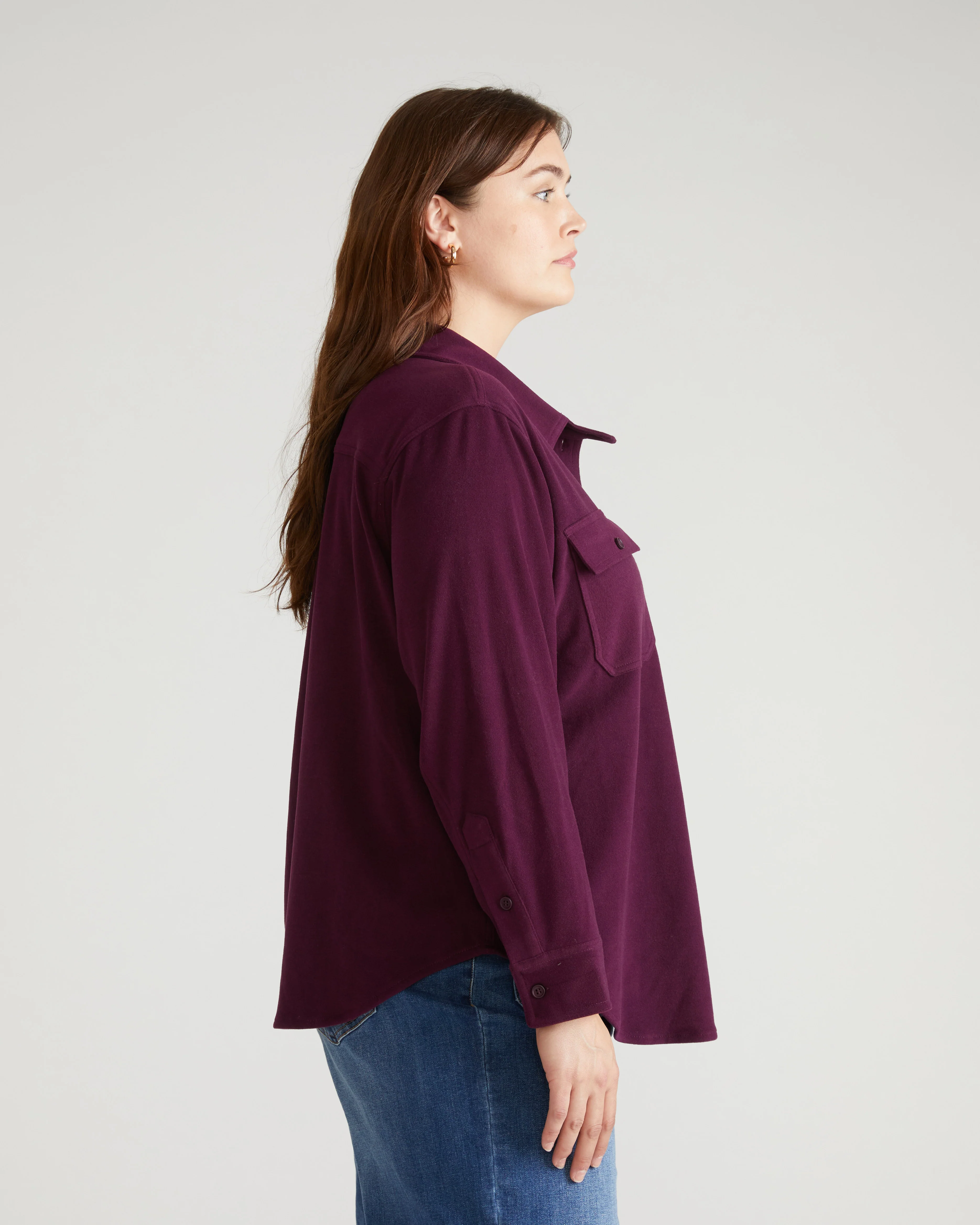 Maine Stretch Flannel Shirt - Gamay - Image 5