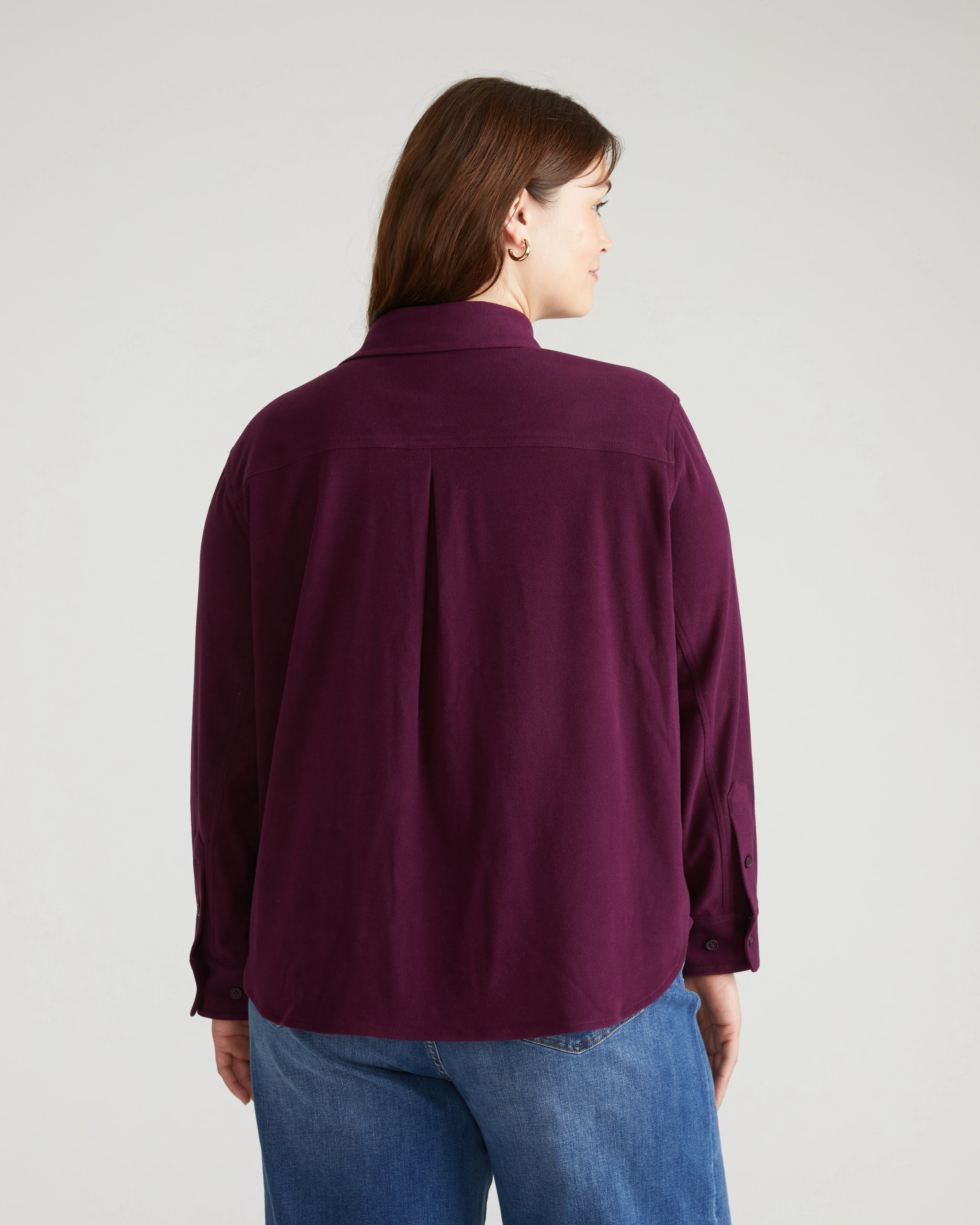 Maine Stretch Flannel Shirt - Gamay - Image 6