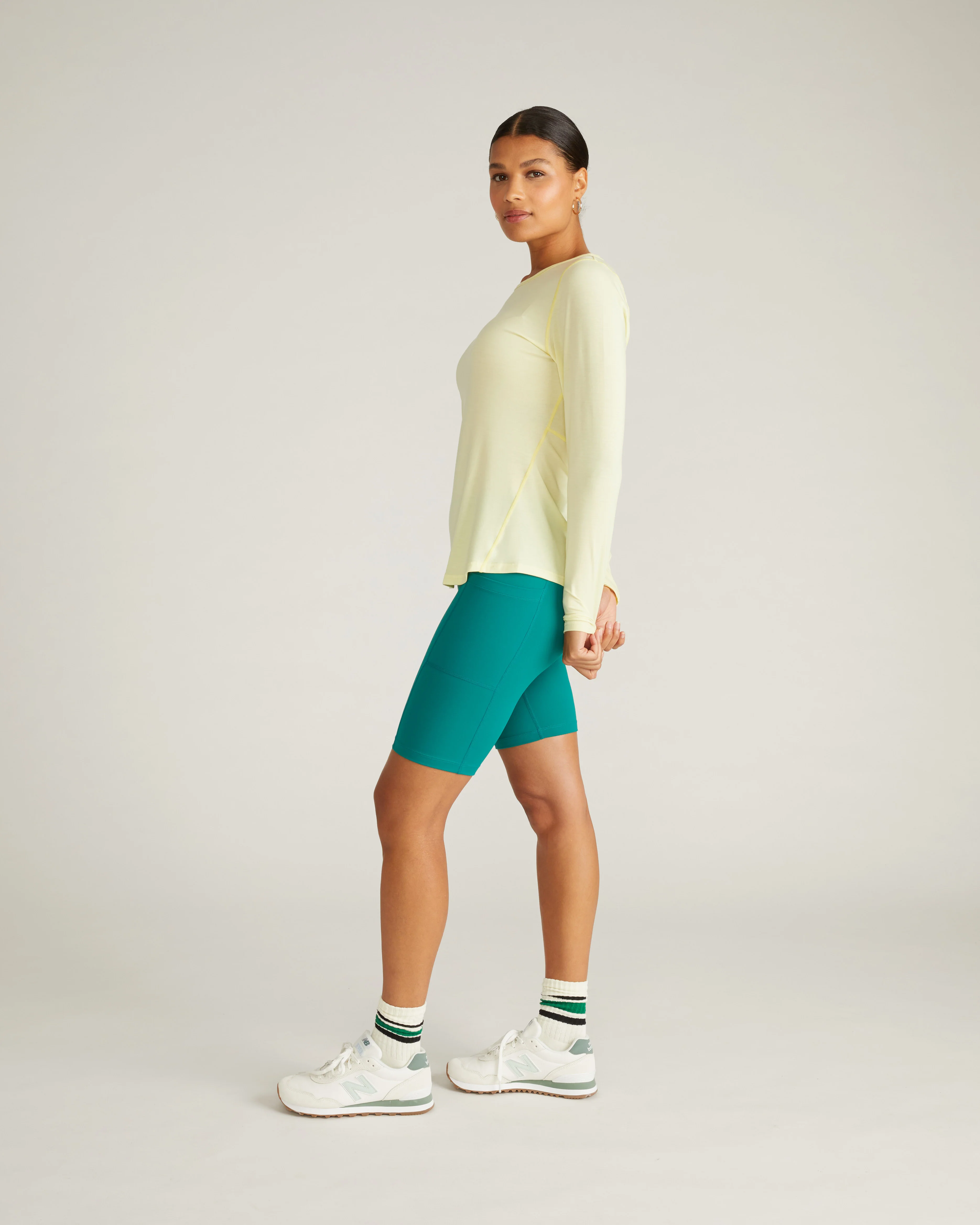 Mia Long Sleeve Movement Tee - Reed - Image 2