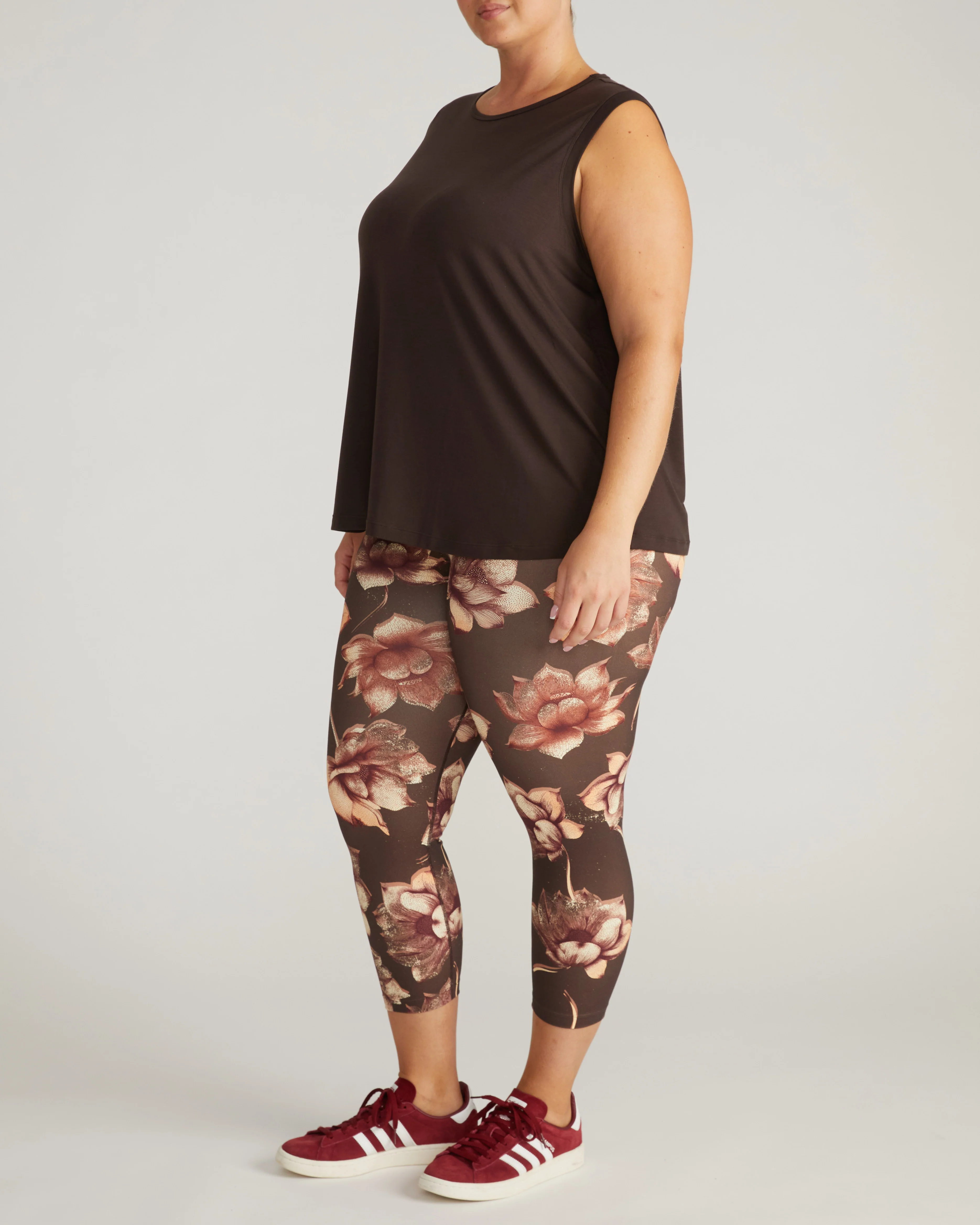 Mia Movement Tank - Deep Brown - Image 6