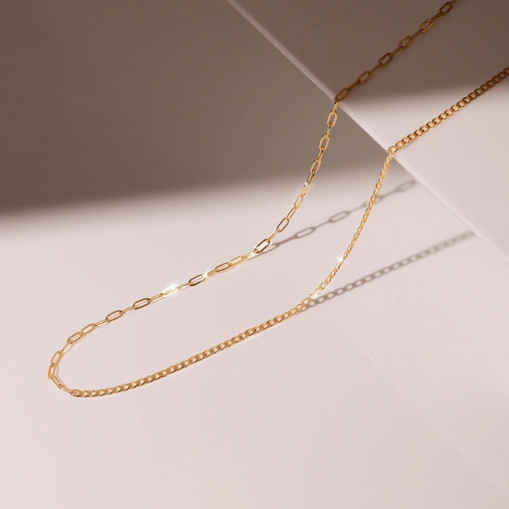 Aurate Mix Chain Necklace - Image 4