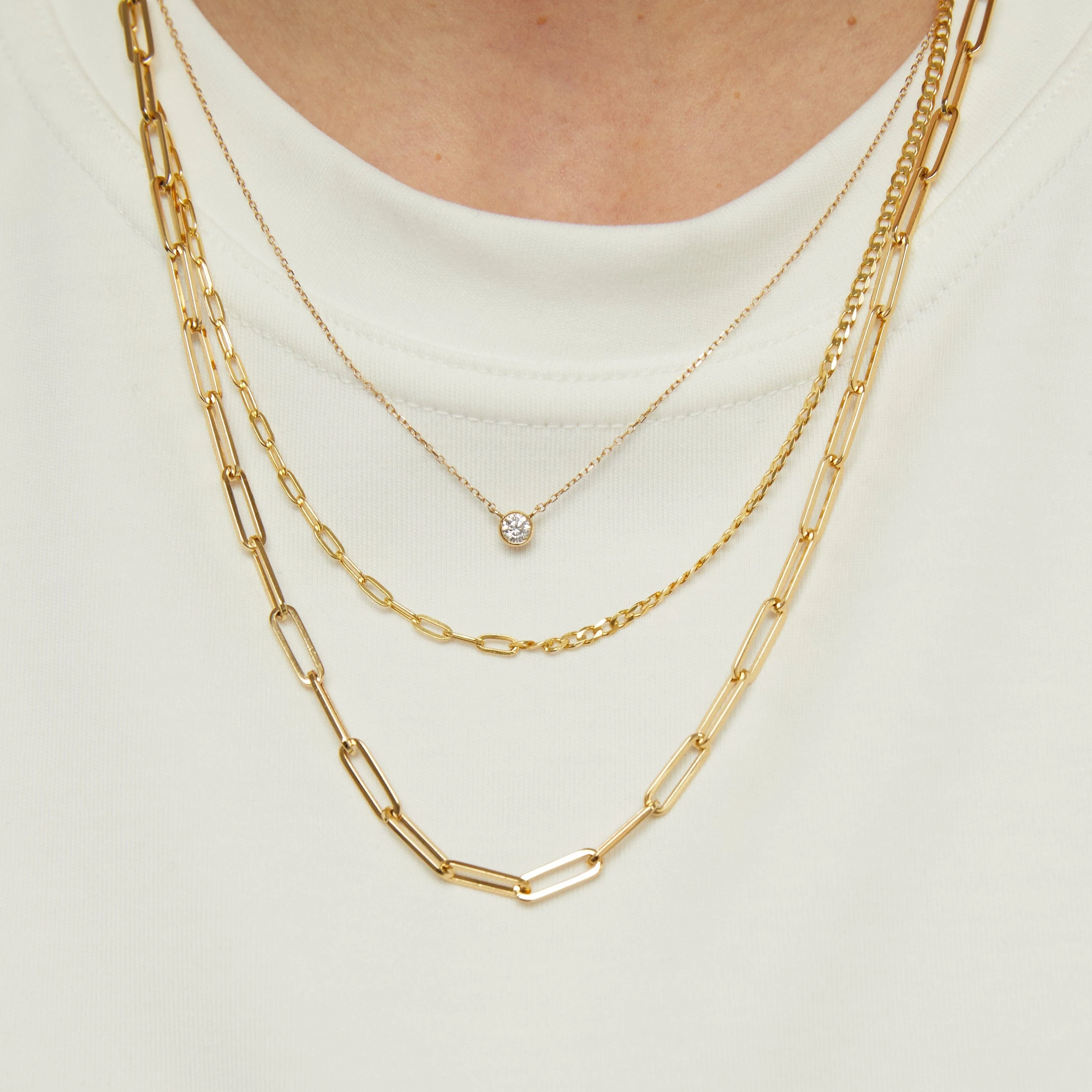 Aurate Mix Chain Necklace - Image 8