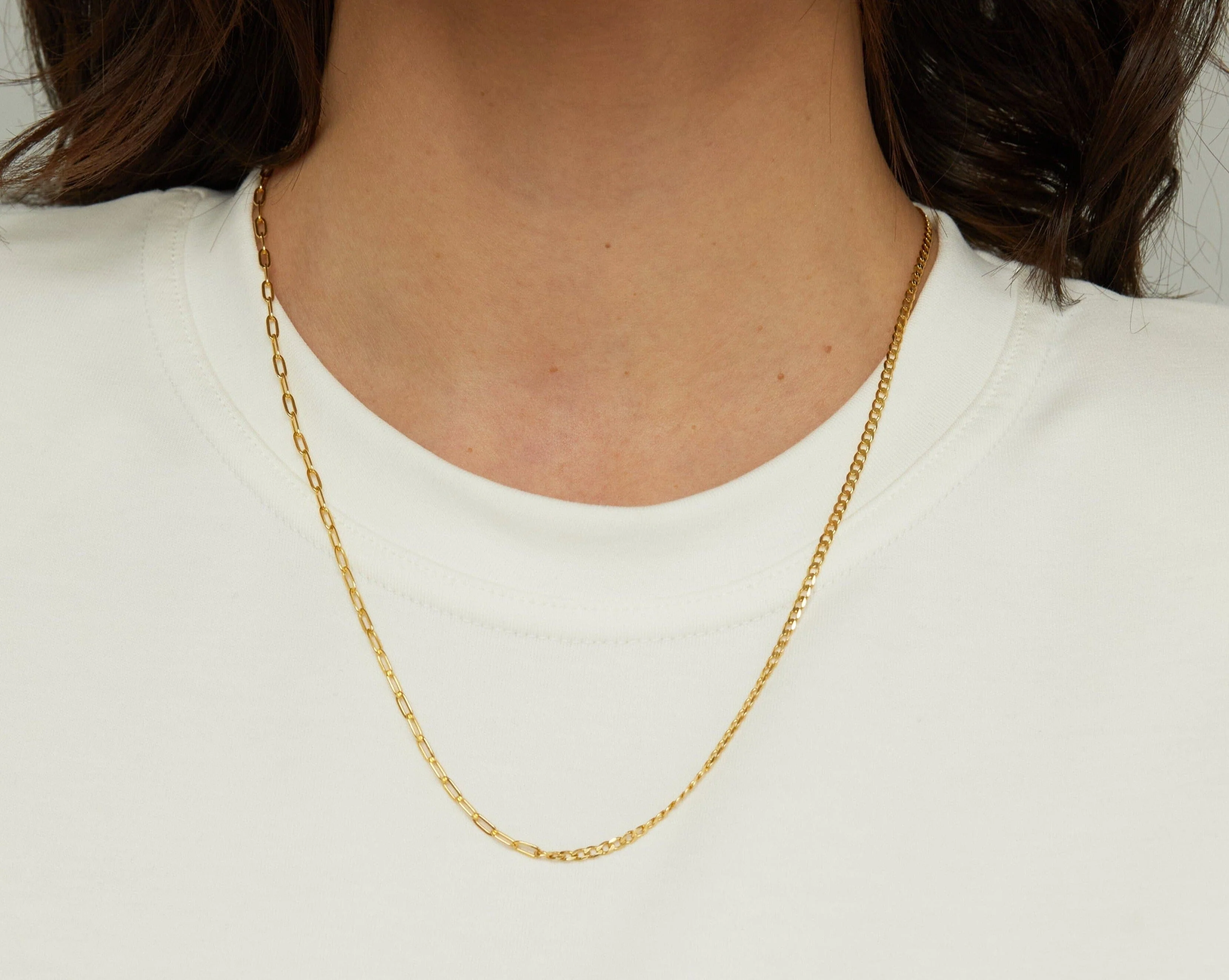 Aurate Mix Chain Necklace - Image 9