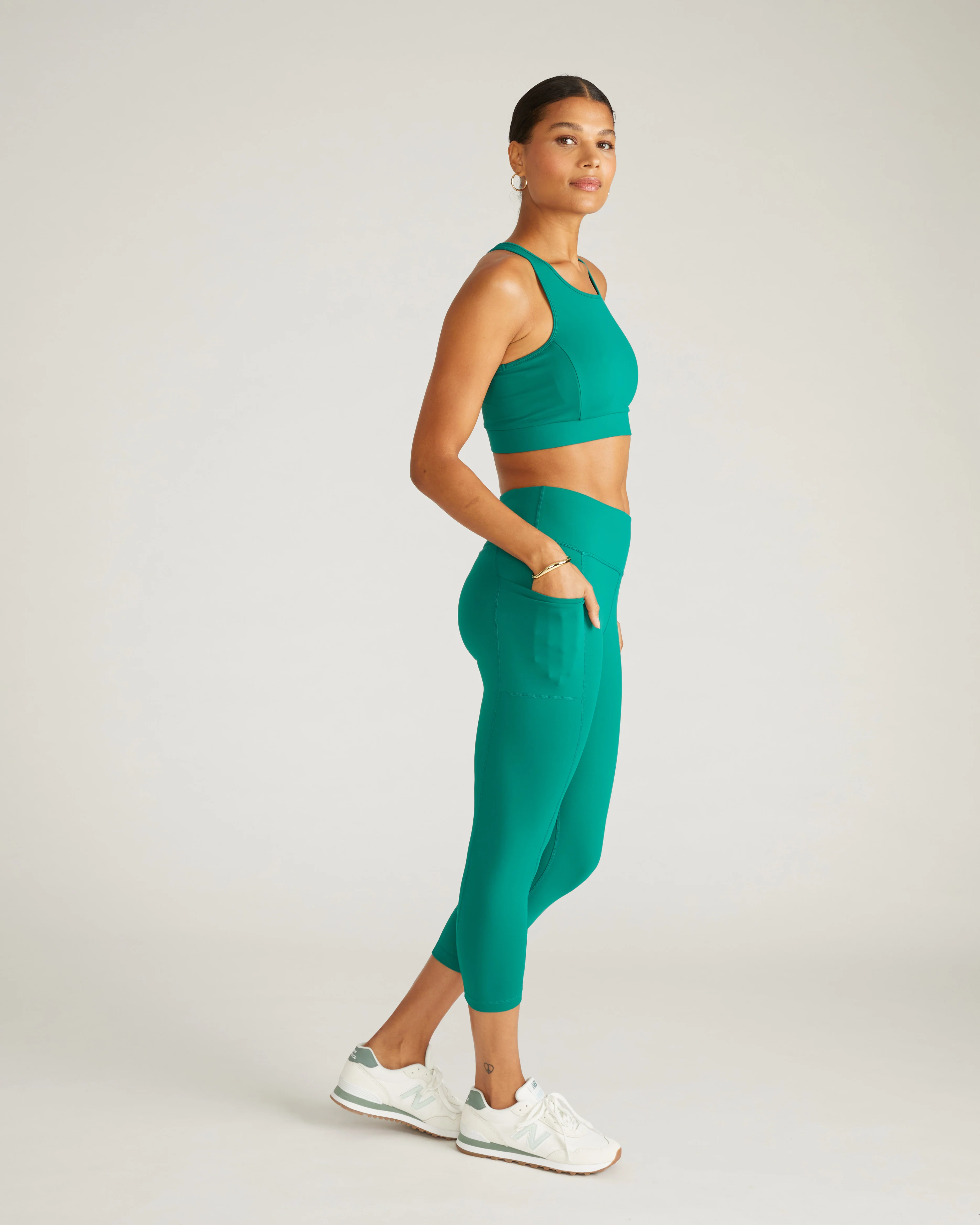 Next-to-Naked Cropped Pocket Legging - Aventurine - Image 2
