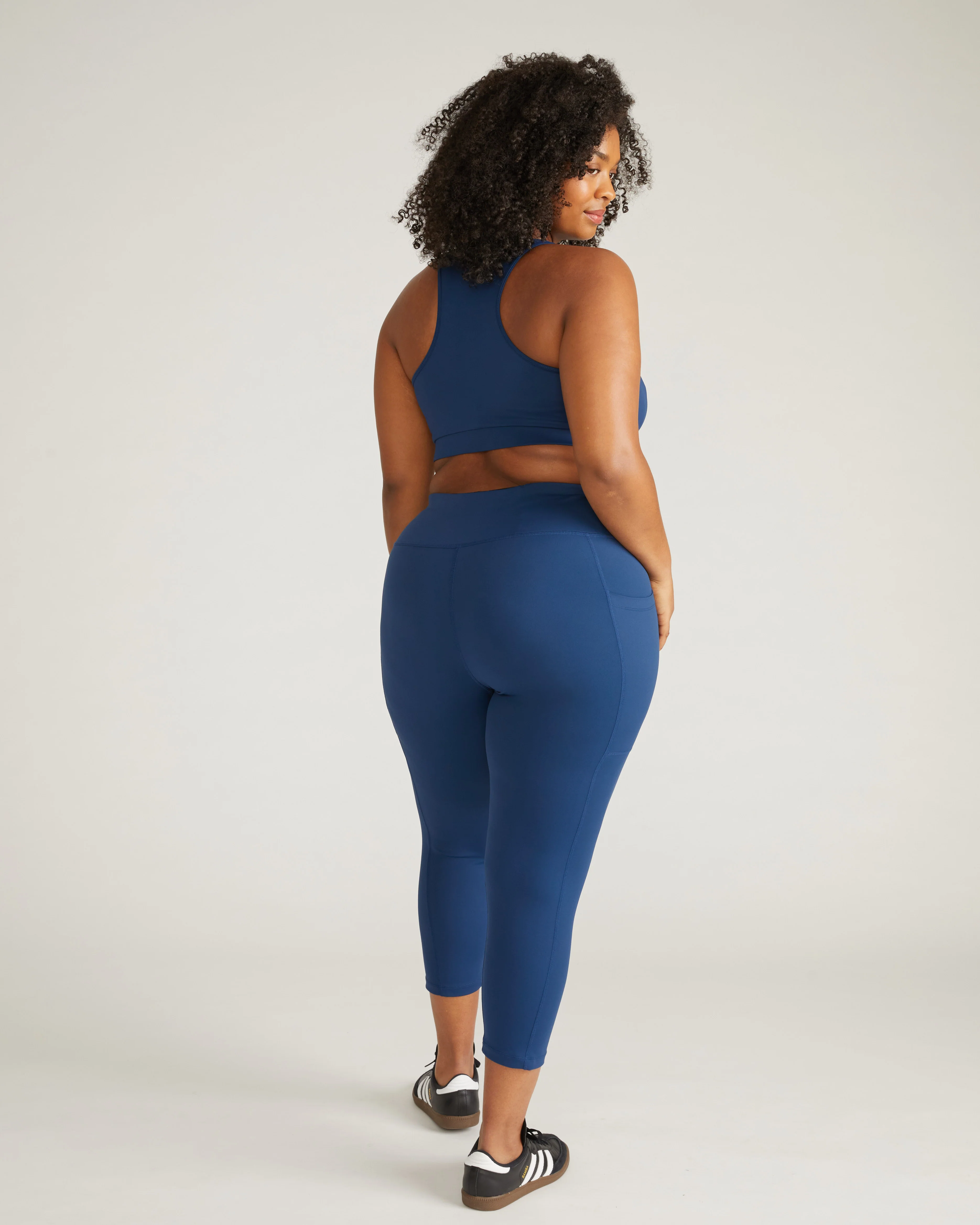 Next-to-Naked Cropped Pocket Legging - Pageant Blue - Image 3
