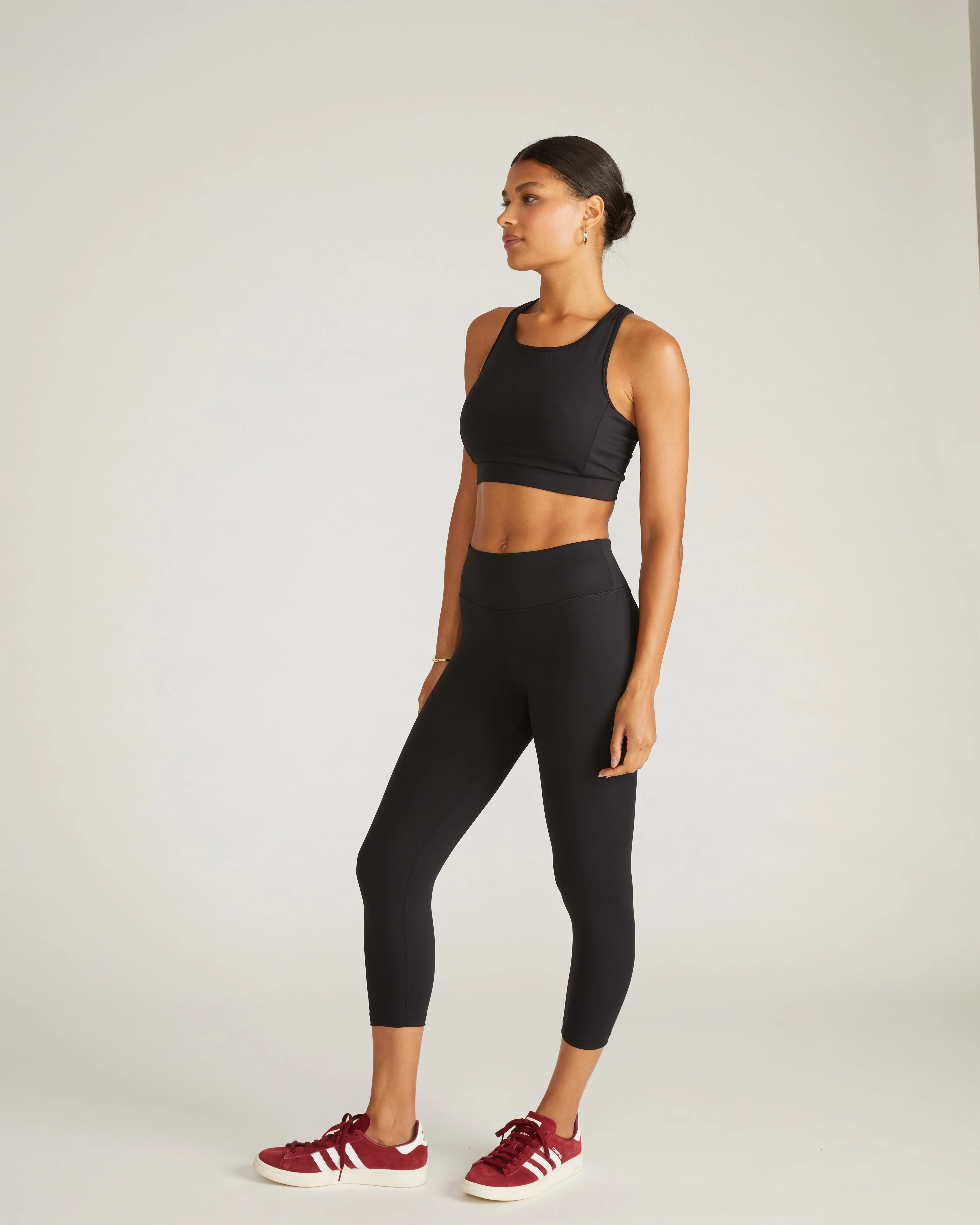 Next-to-Naked Racerback Sports Bra - Black - Image 8