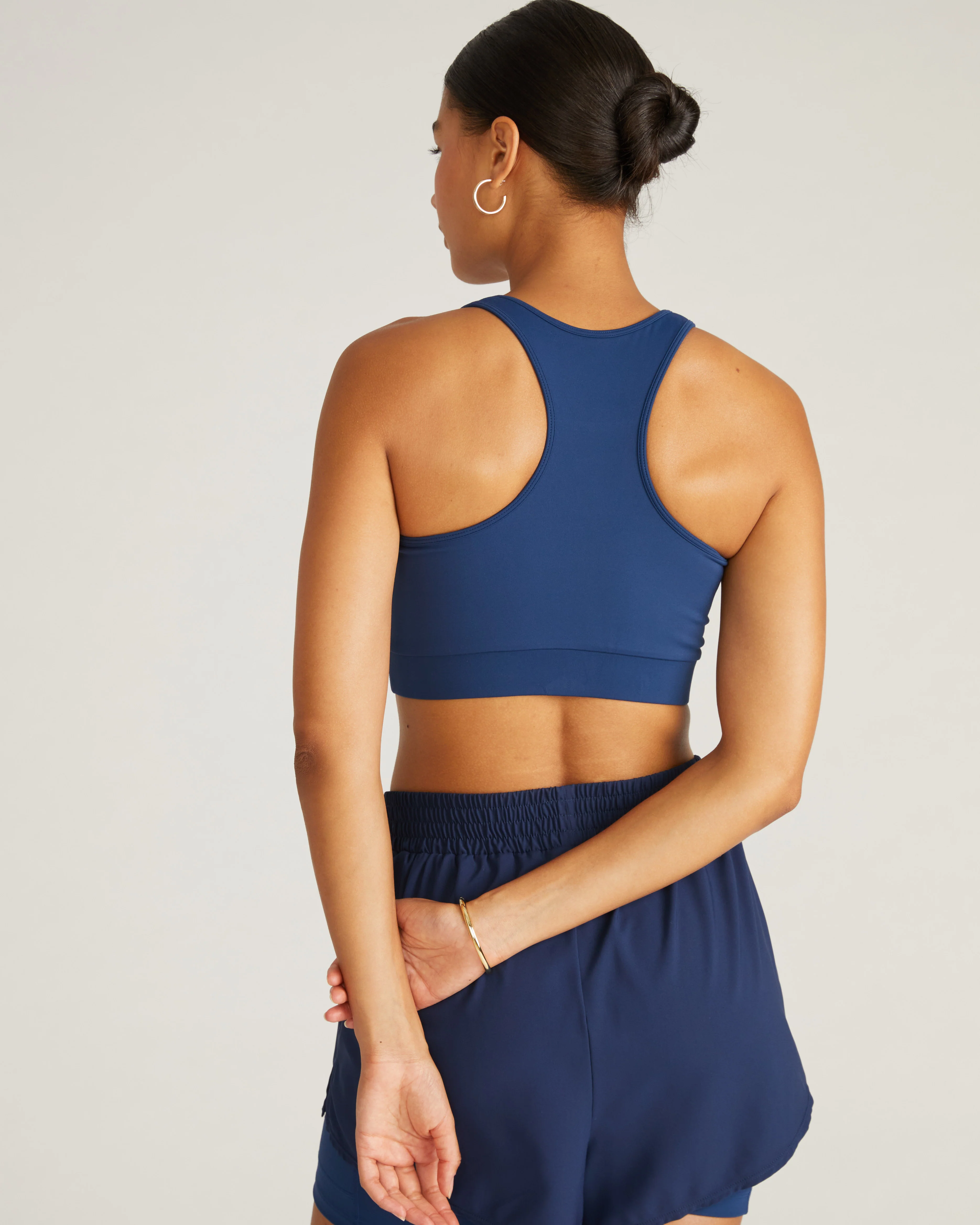 Next-to-Naked Racerback Sports Bra - Pageant Blue - Image 3