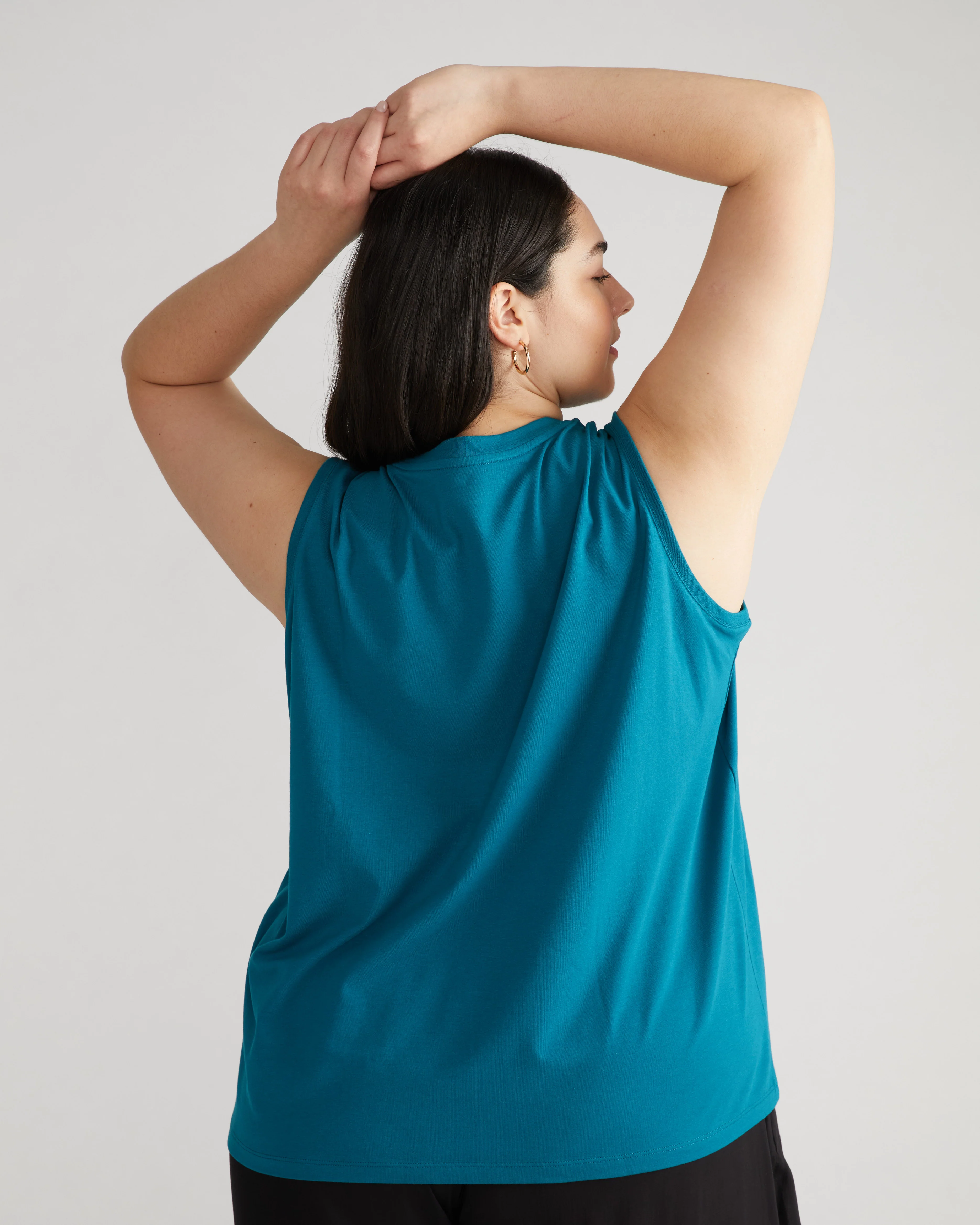 Patti Muscle Tank - Plume Blue - Image 3
