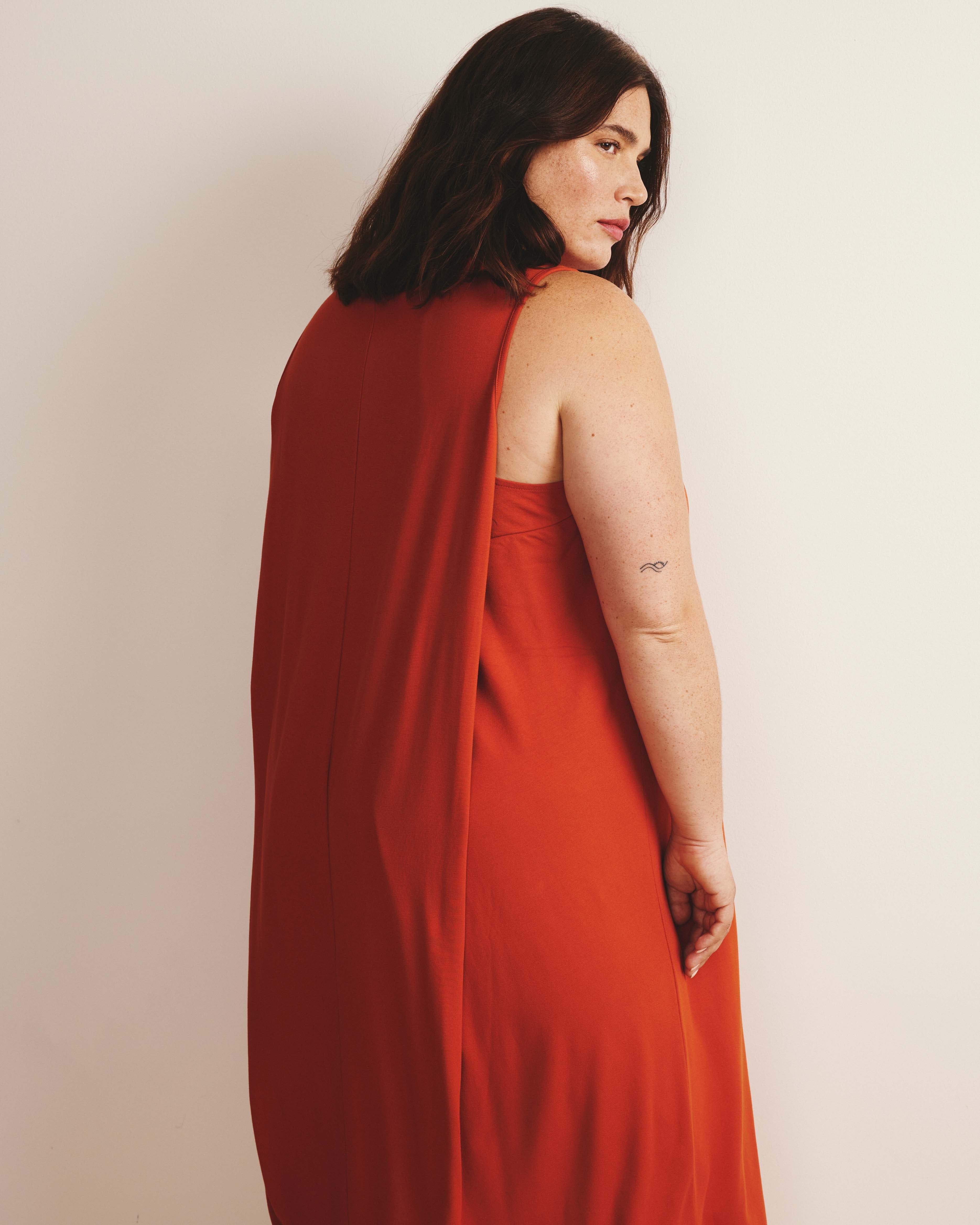 Pearl Divine Jersey Dress - Warm Russet - Image 2
