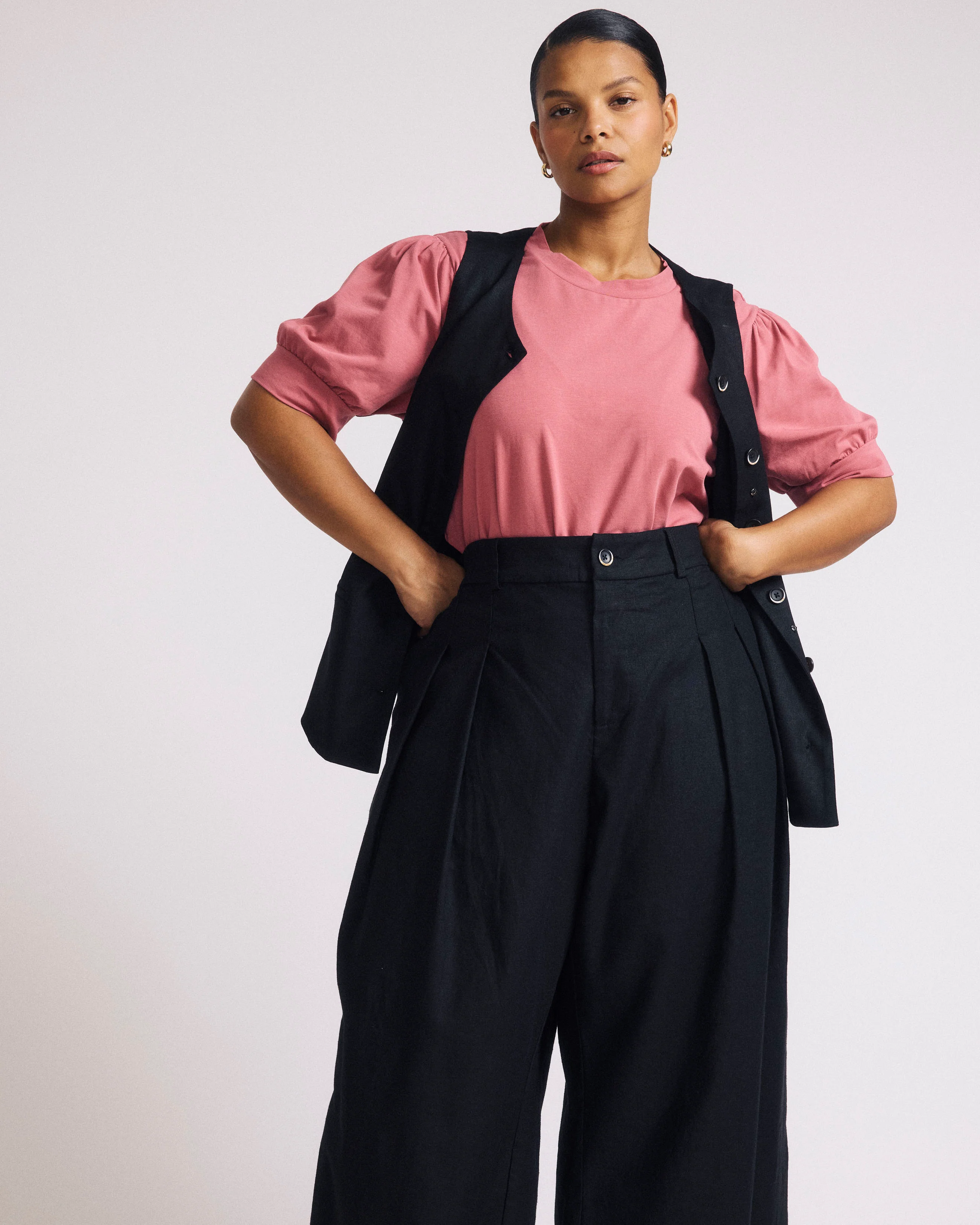 Pouf Sleeve Tee - Virginia Rose - Image 2