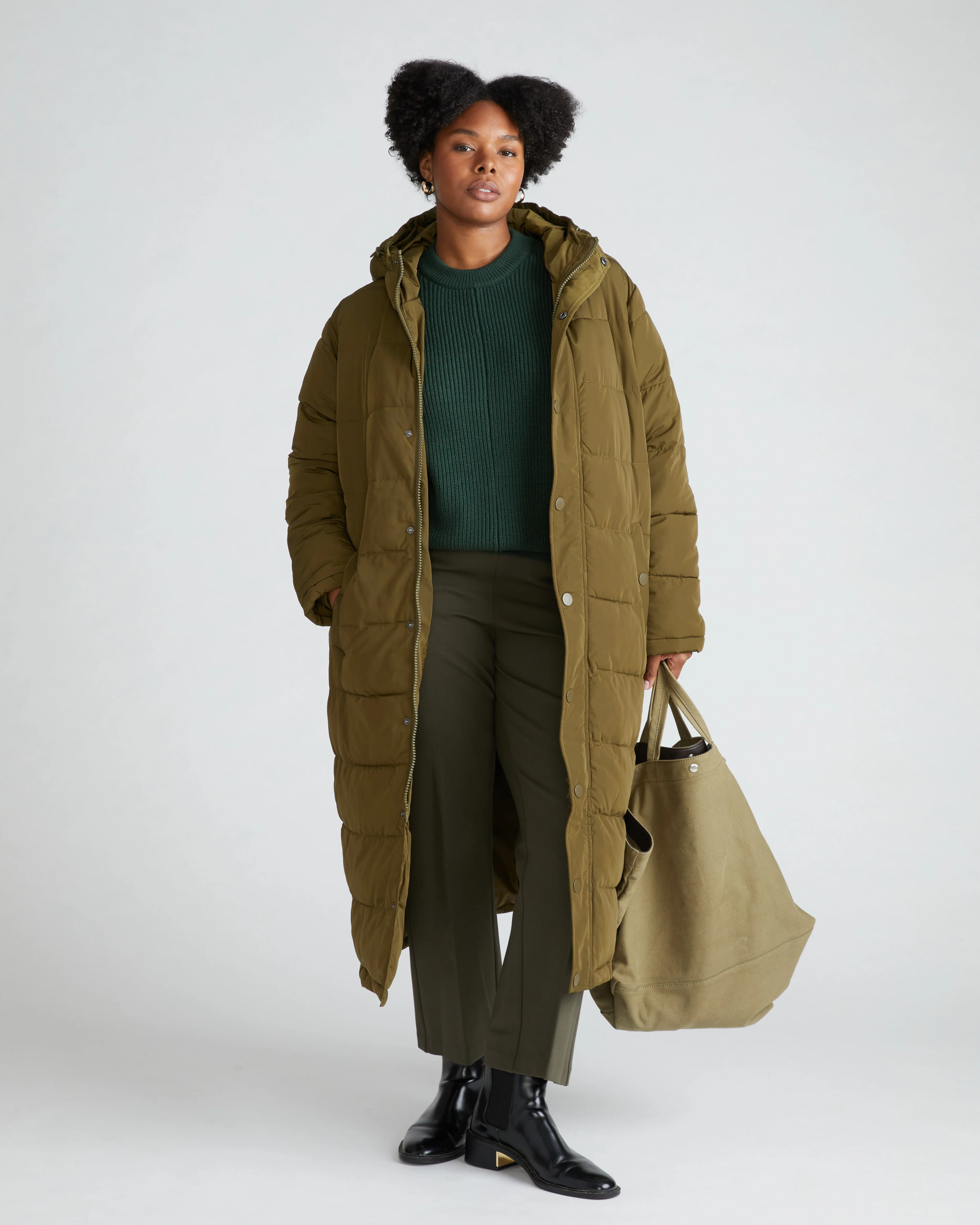Prestige Ponte Flared Pants - Nori - Image 7
