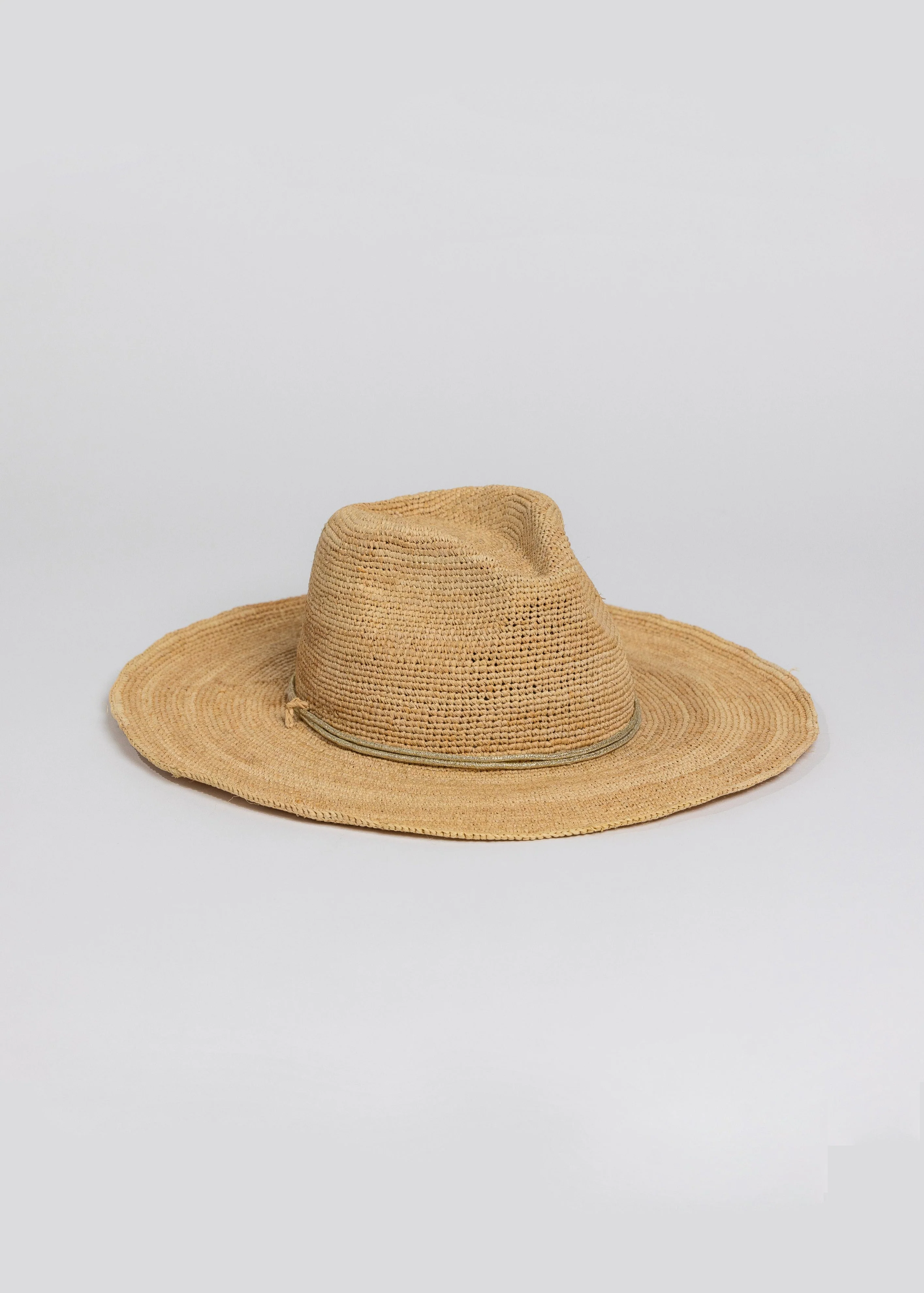 Hat Attack Raffia Crochet Continental - Image 4