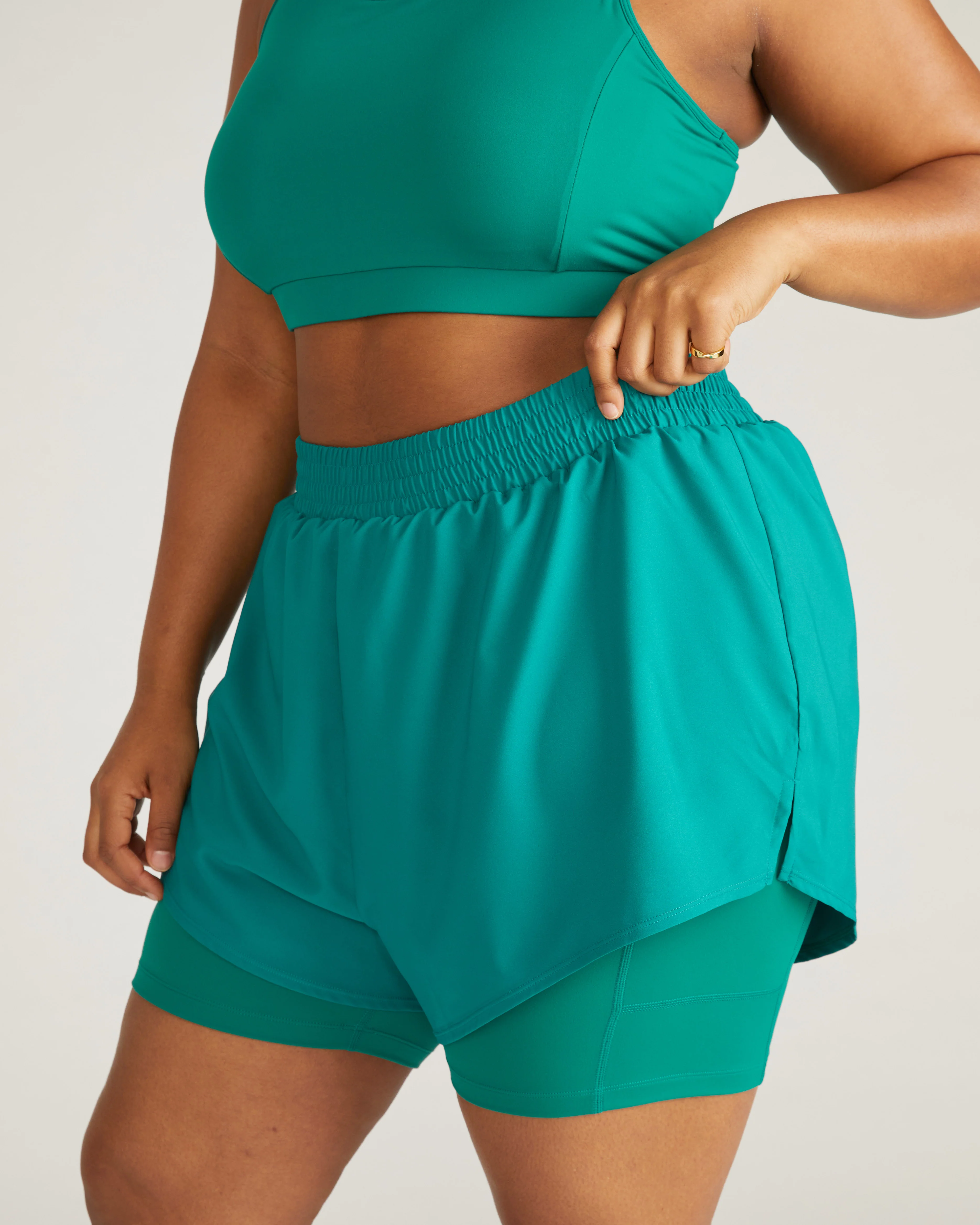 Rebel Active Shorts - Aventurine - Image 3