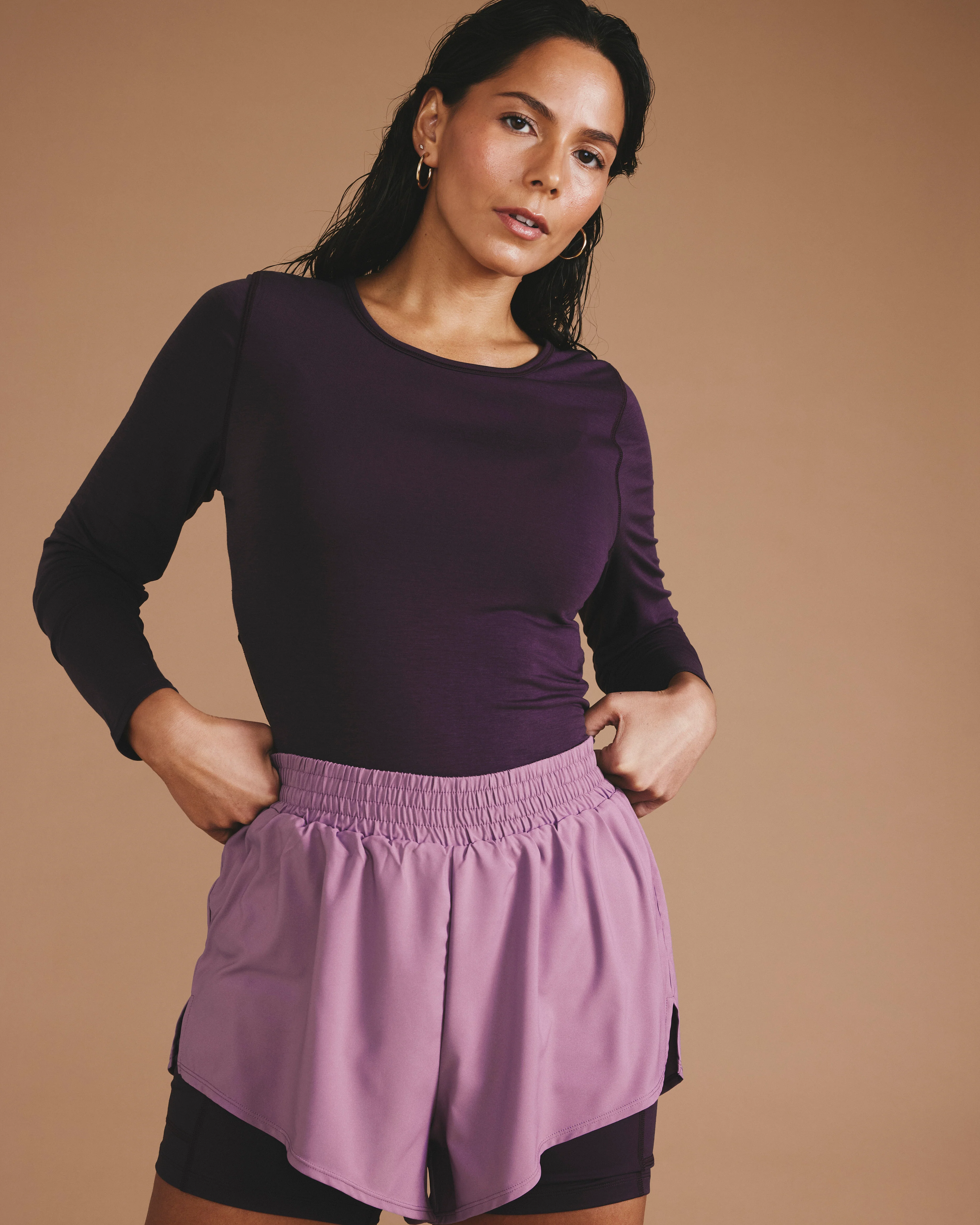 Rebel Active Shorts - Purple/Purple Jewel - Image 2