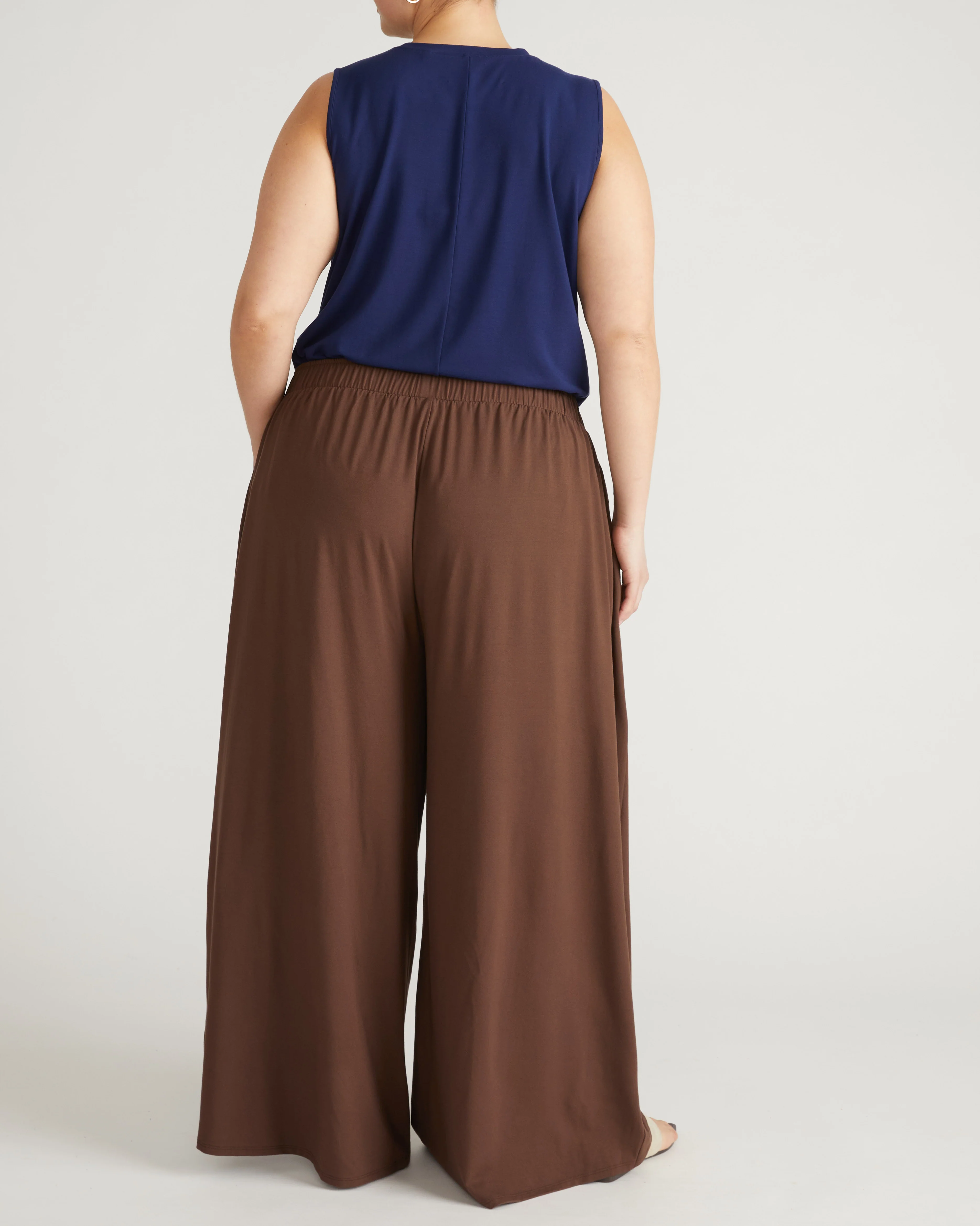Rey Divine Jersey Pull-On Pants - Peppercorn - Image 5